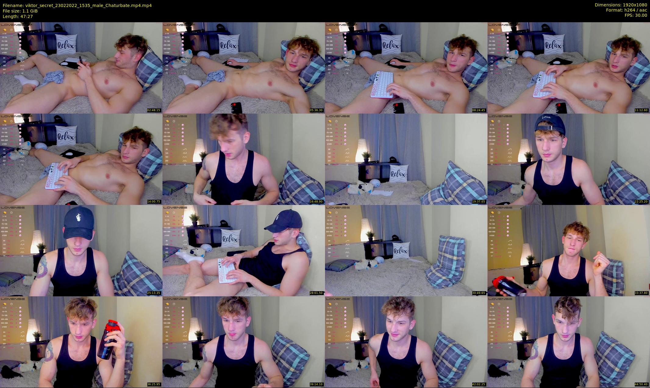 viktor_secret — 48 minute Chaturbate male cam show recording, 1080p, Feb 23, 2022