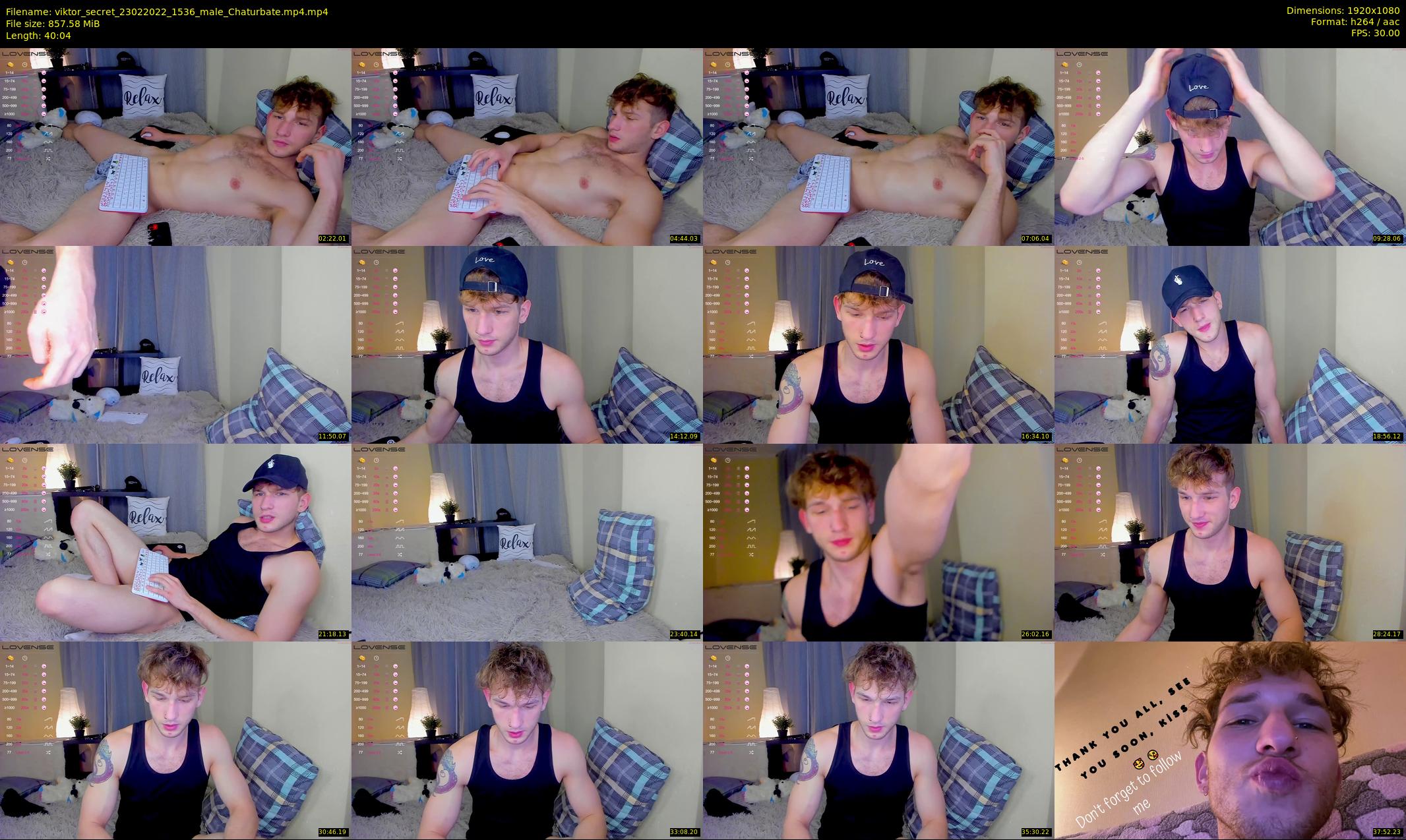 viktor_secret — 41 minute Chaturbate male cam show recording, 1080p, Feb 23, 2022