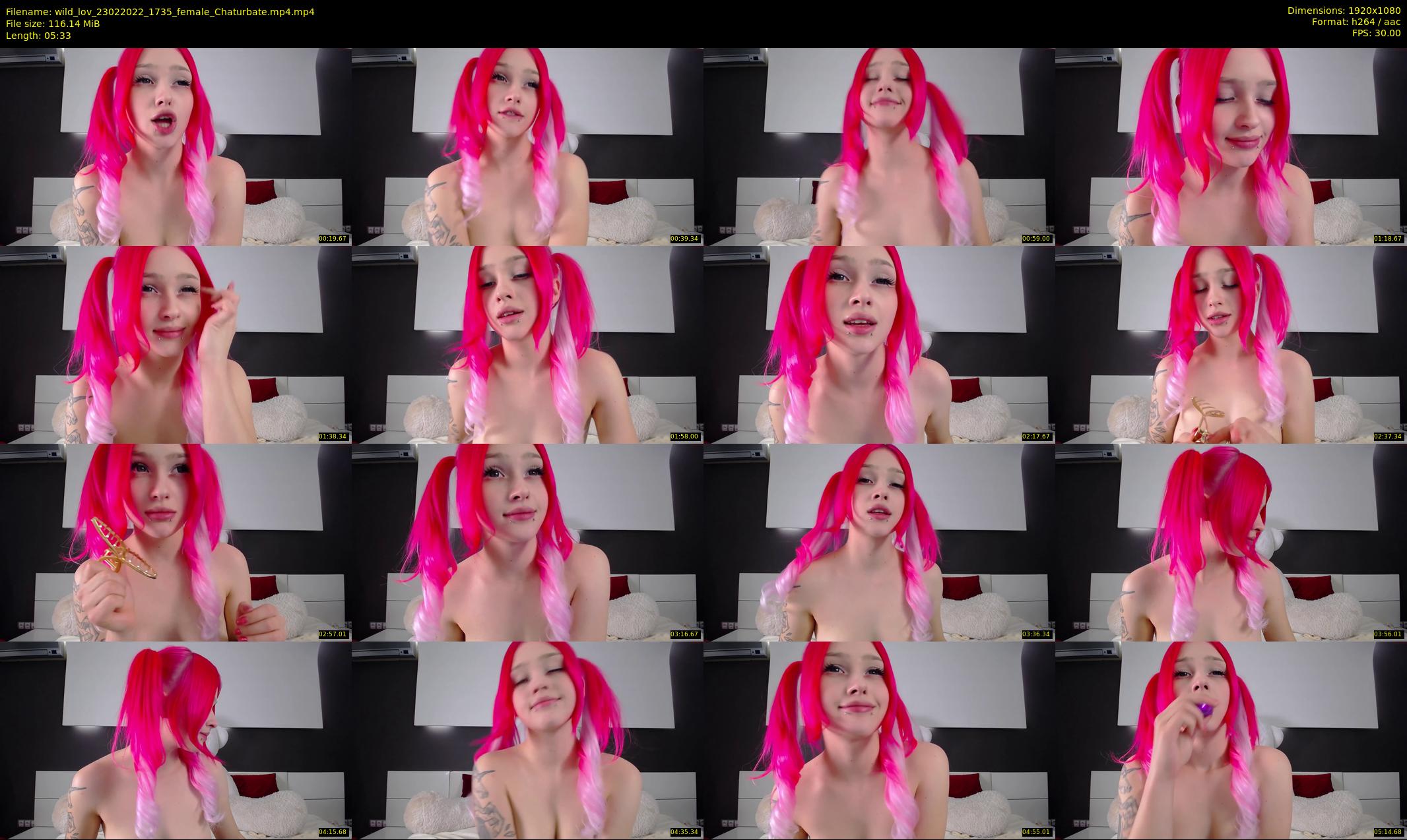 wild_lov — 6 minute Chaturbate female cam show recording, 1080p, Feb 23, 2022