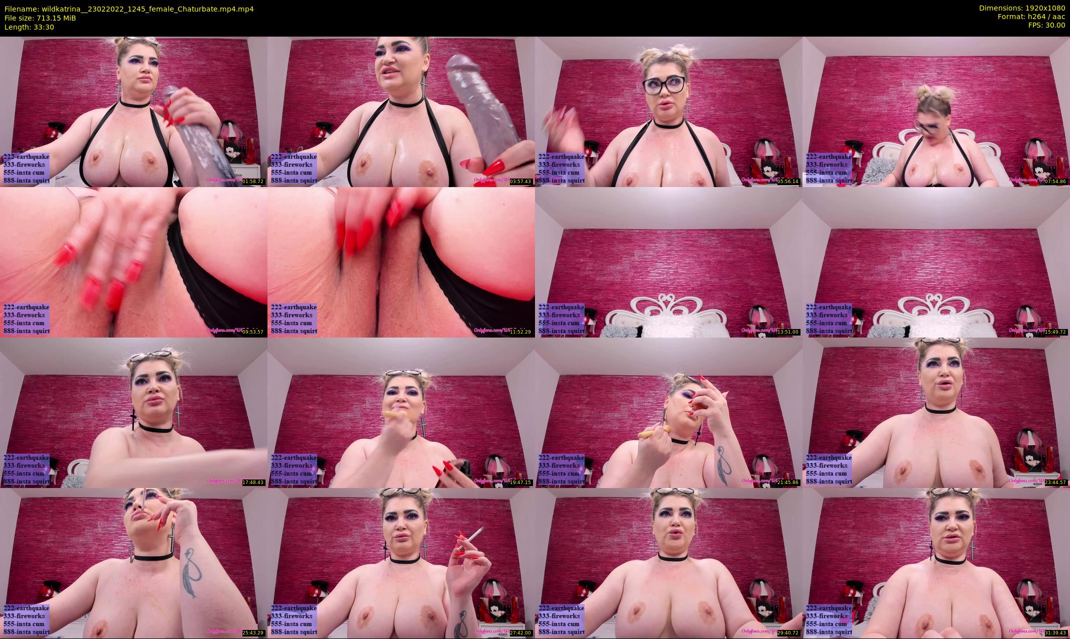 wildkatrina_ — 34 minute Chaturbate female cam show recording, 1080p, Feb 23, 2022