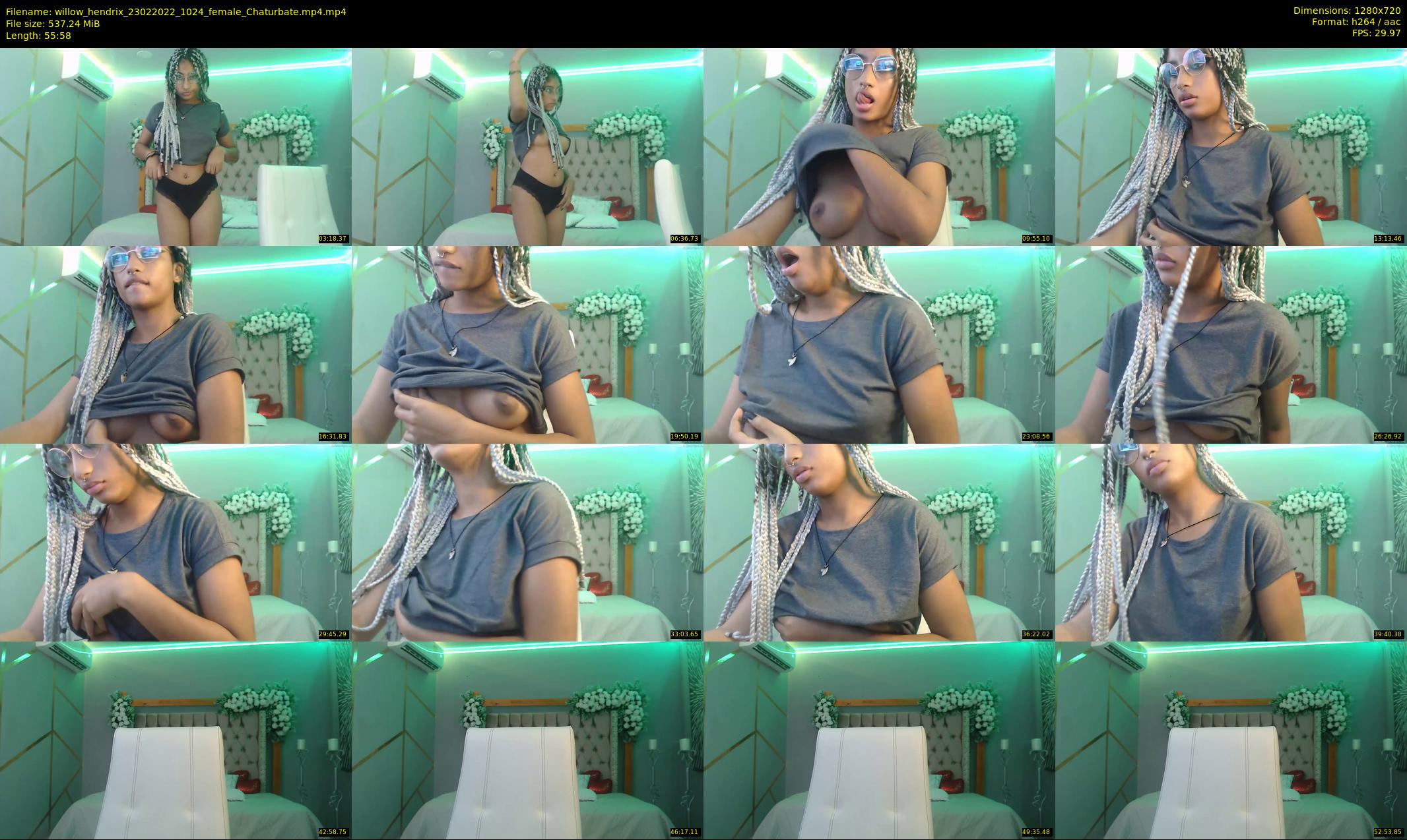 willow_hendrix — 56 minute Chaturbate female cam show recording, 720p, Feb 23, 2022