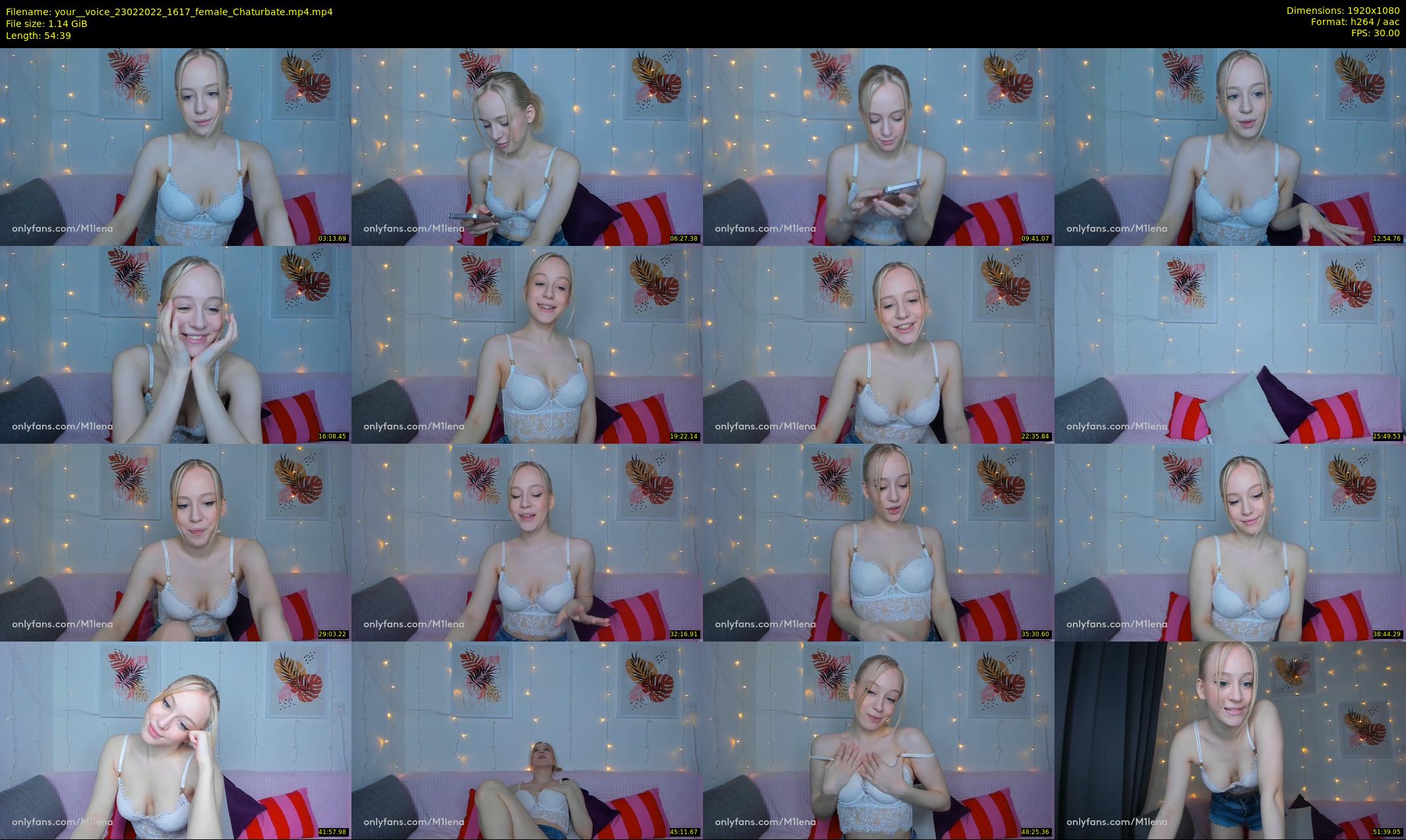 your__voice — 55 minute Chaturbate female cam show recording, 1080p, Feb 23, 2022