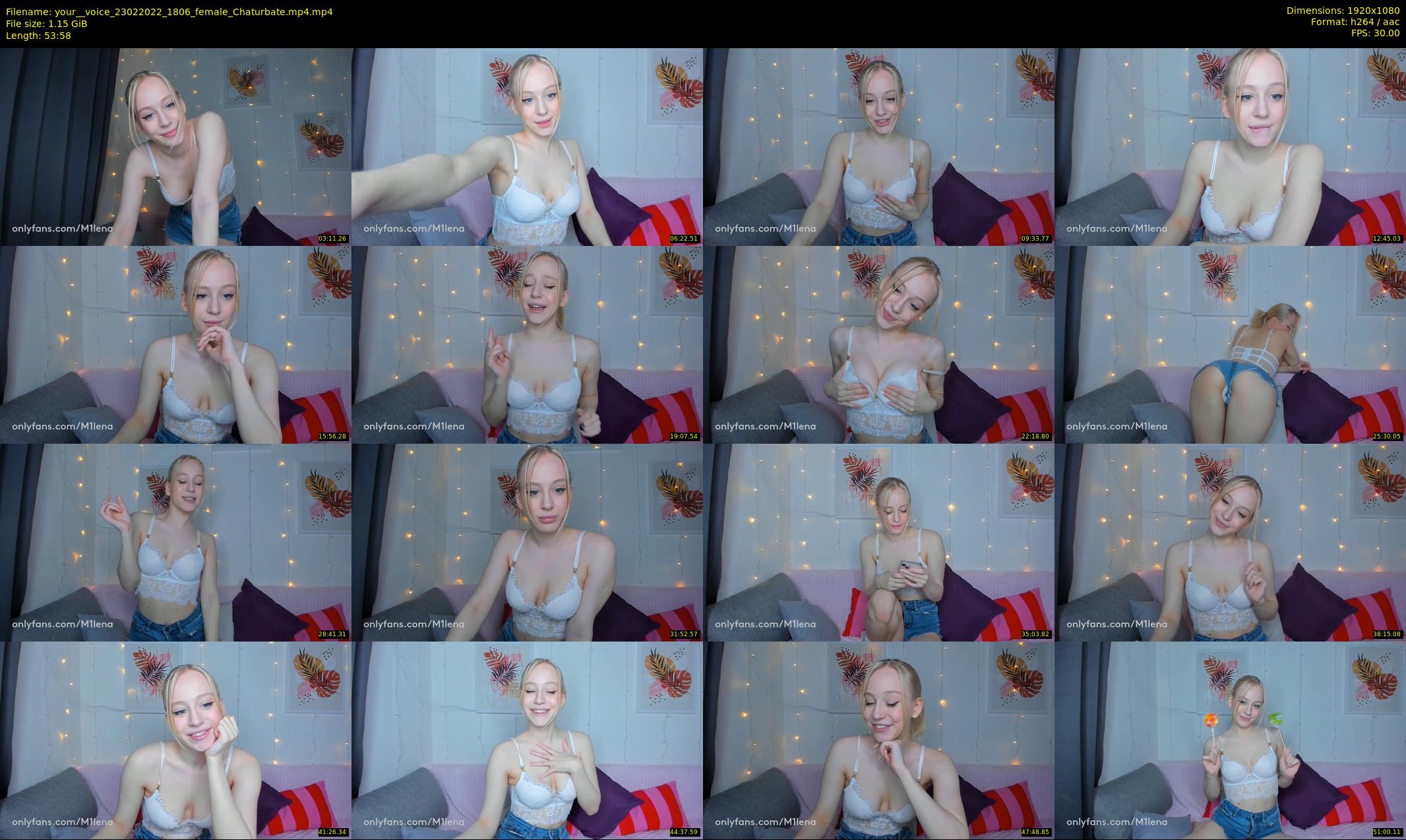 your__voice — 54 minute Chaturbate female cam show recording, 1080p, Feb 23, 2022