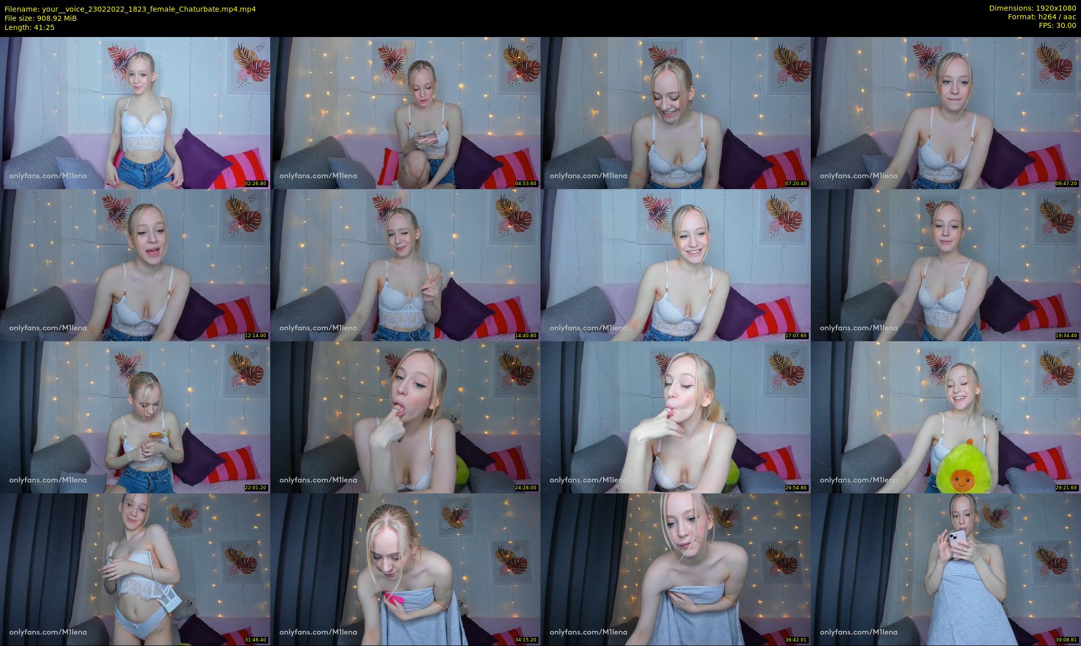 your__voice — 42 minute Chaturbate female cam show recording, 1080p, Feb 23, 2022