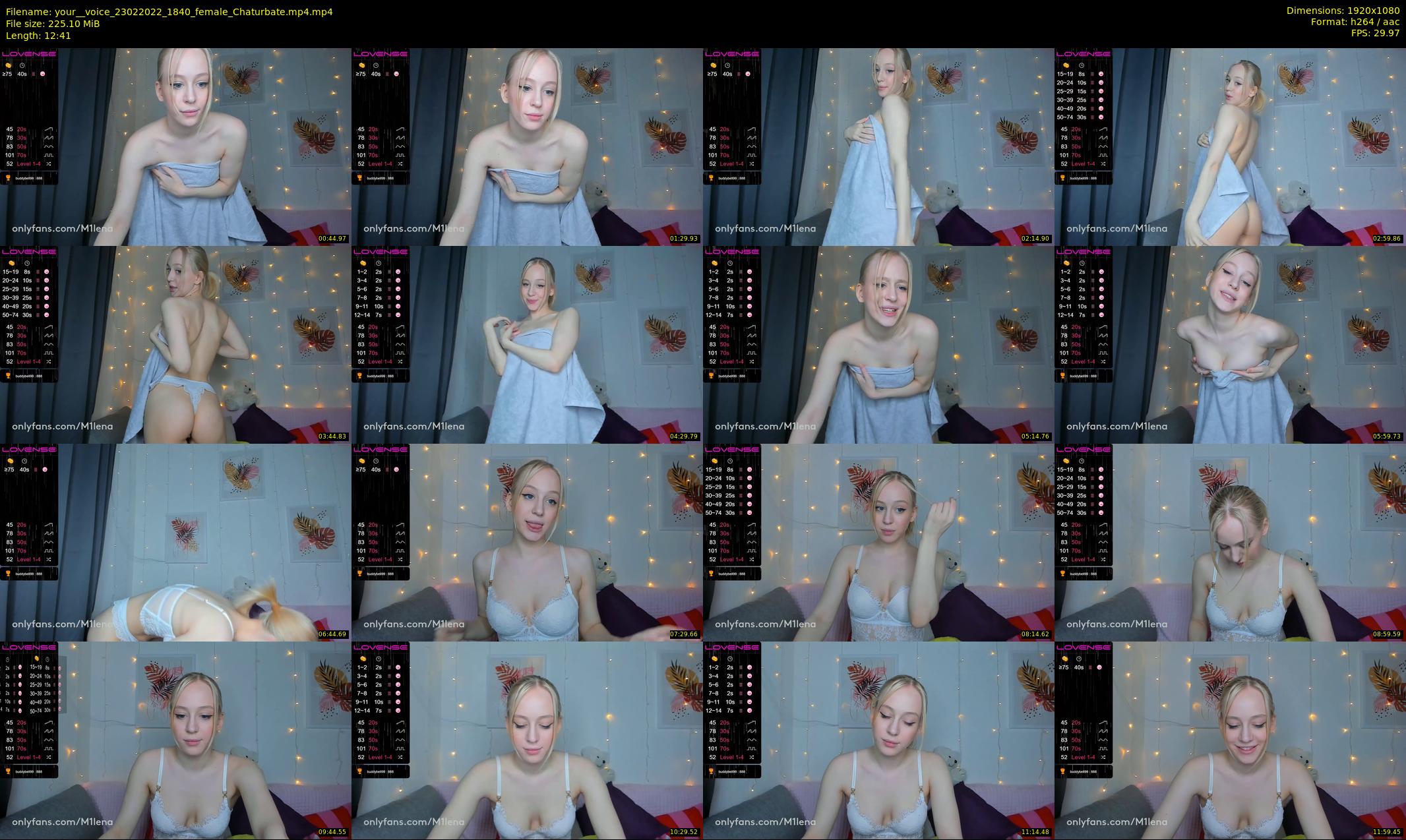 your__voice — 13 minute Chaturbate female cam show recording, 1080p, Feb 23, 2022