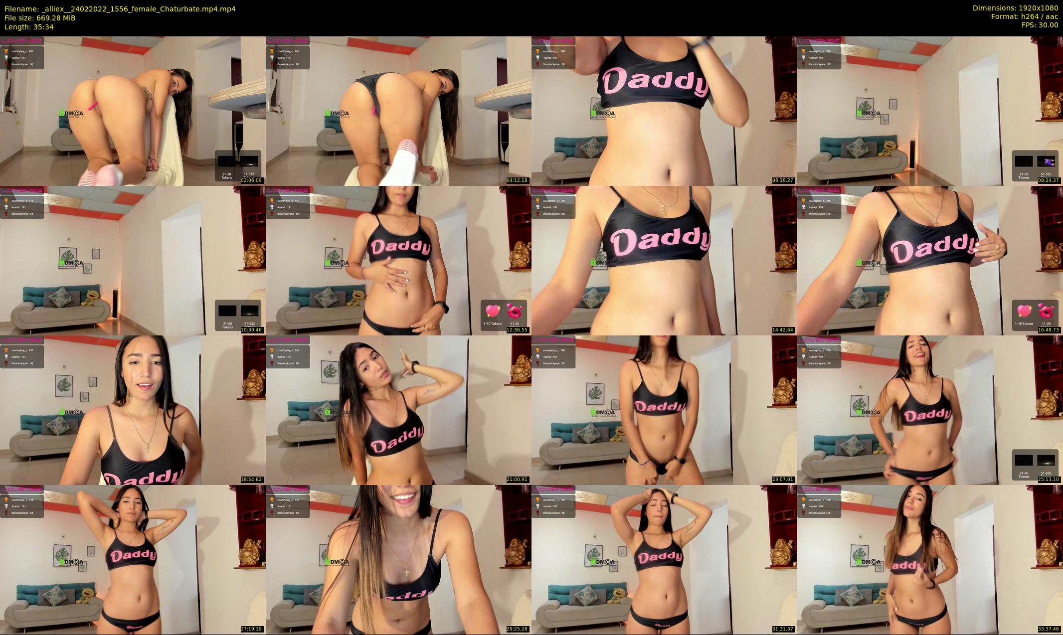 _alliex_ — 36 minute Chaturbate female cam show recording, 1080p, Feb 24, 2022