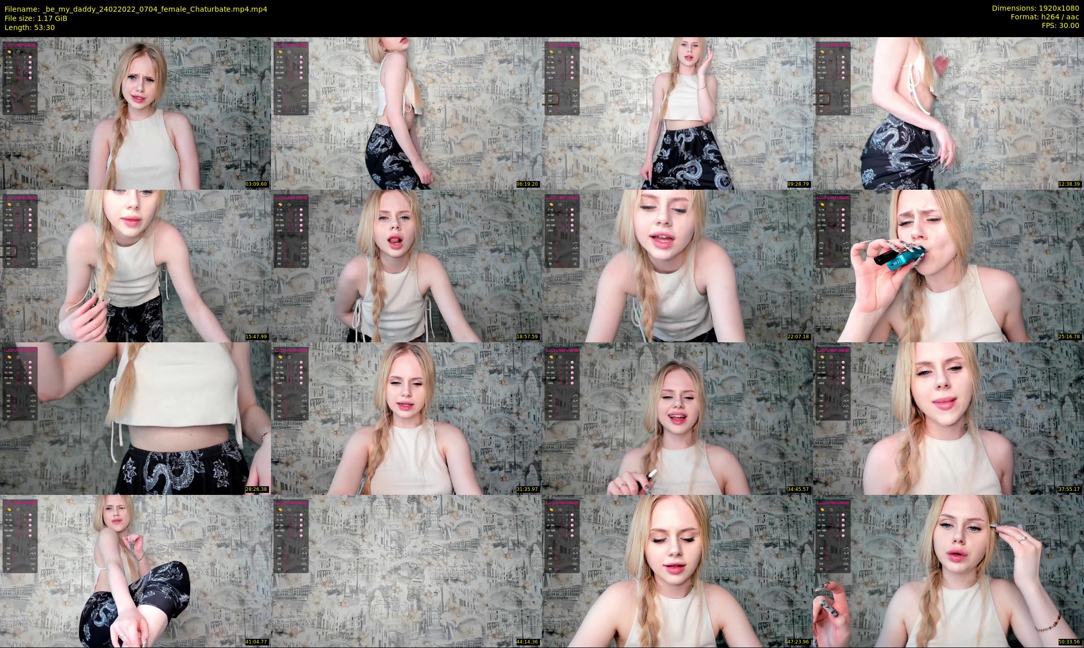 _be_my_daddy — 54 minute Chaturbate female cam show recording, 1080p, Feb 24, 2022