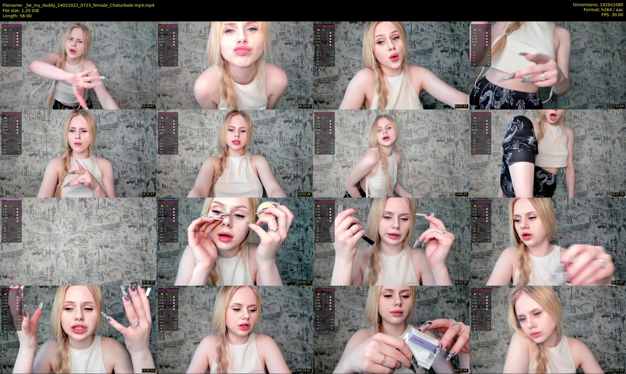 _be_my_daddy — 56 minute Chaturbate female cam show recording, 1080p, Feb 24, 2022