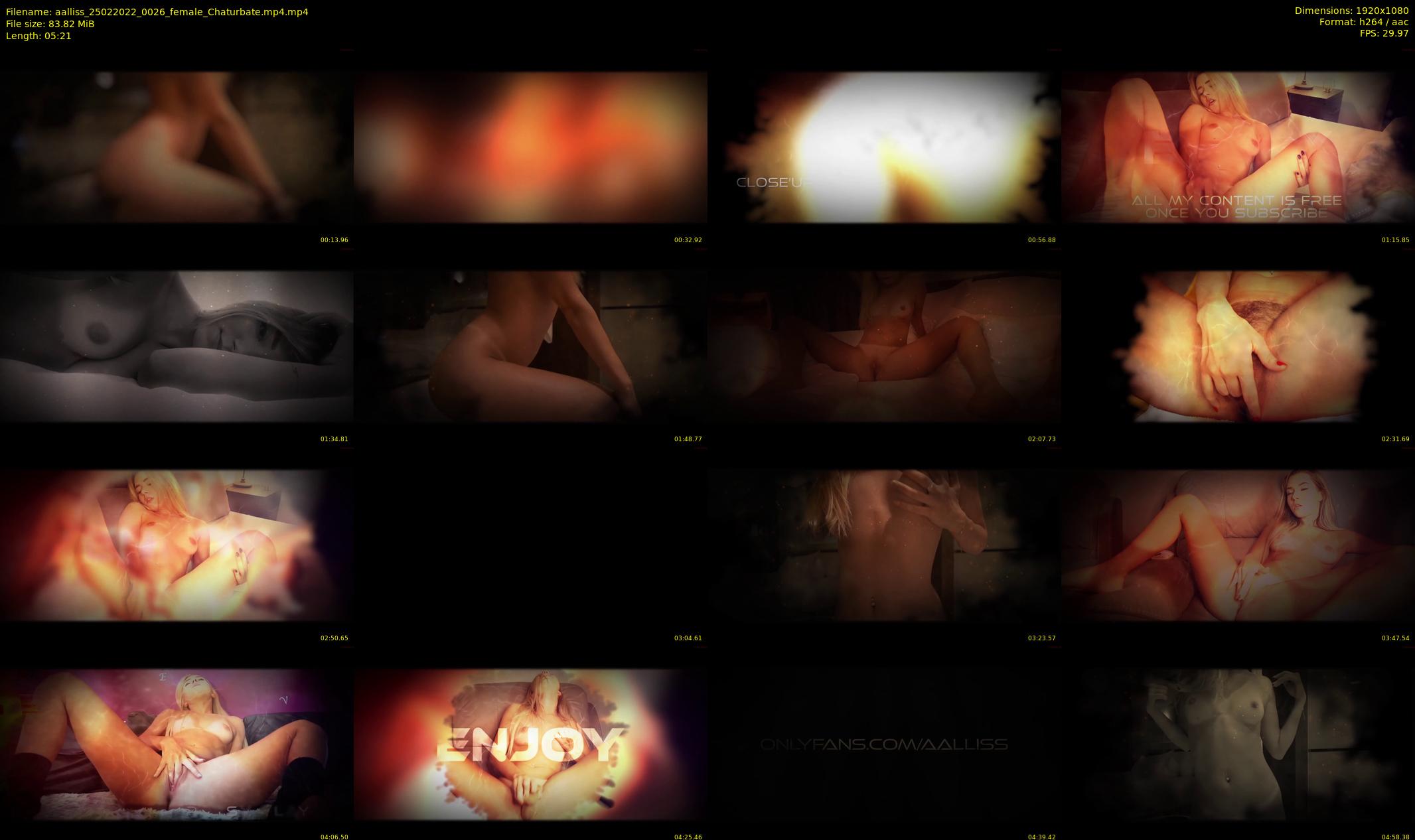 aalliss — 6 minute Chaturbate female cam show recording, 1080p, Feb 25, 2022