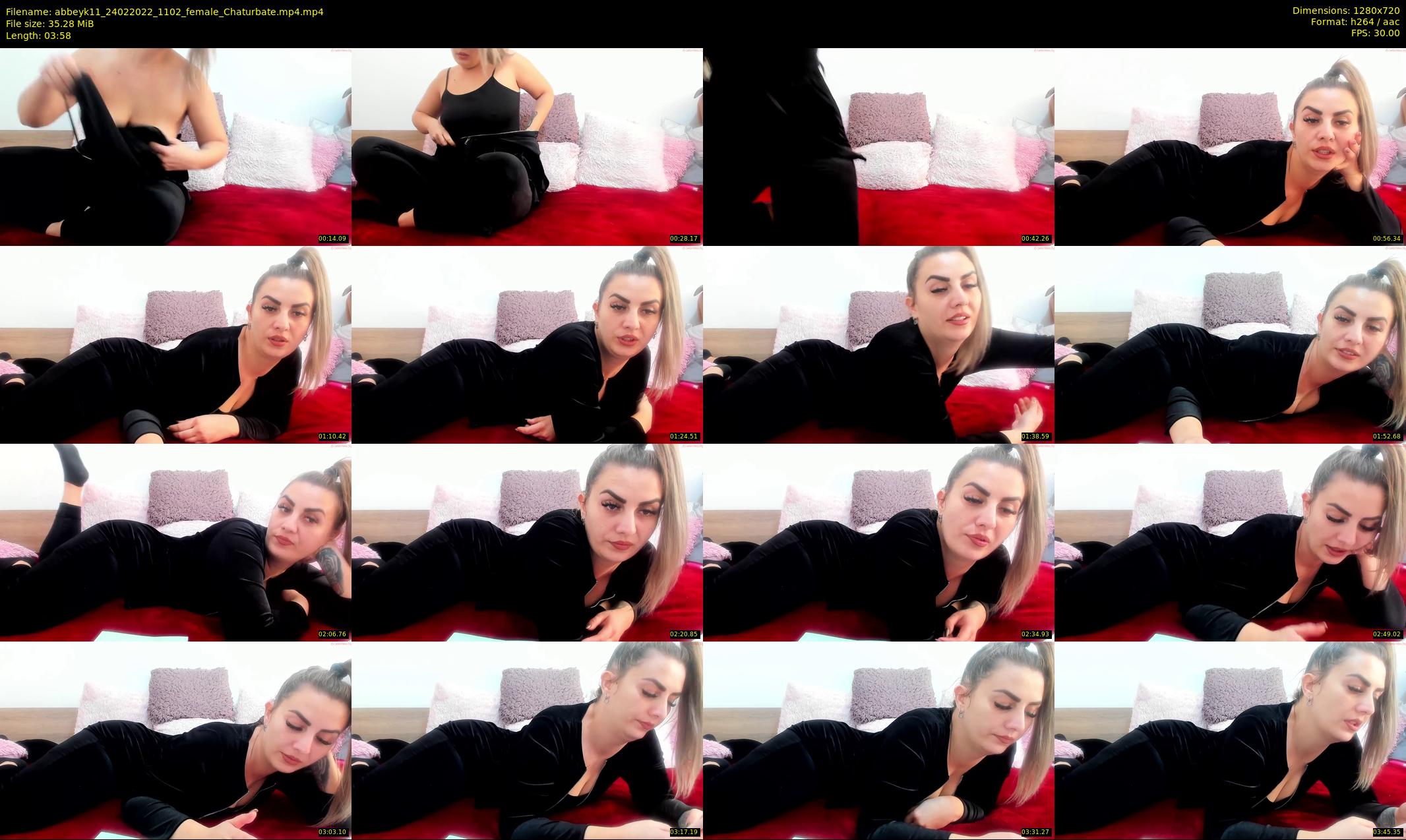 abbeyk11 — 4 minute Chaturbate female cam show recording, 720p, Feb 24, 2022
