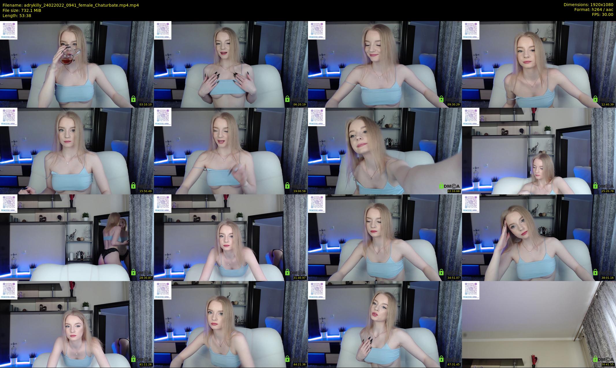 adrykilly — 54 minute Chaturbate female cam show recording, 1080p, Feb 24, 2022