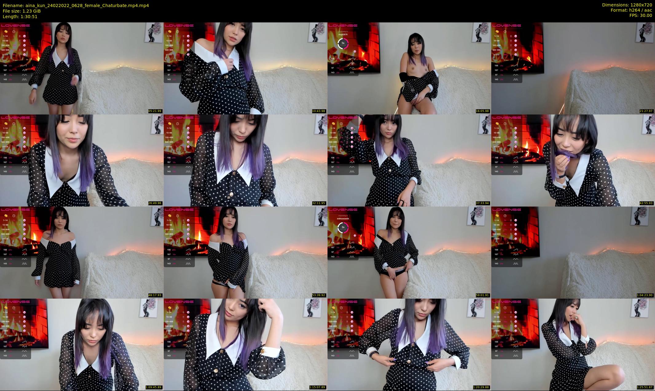aina_kun — 91 minute Chaturbate female cam show recording, 720p, Feb 24, 2022