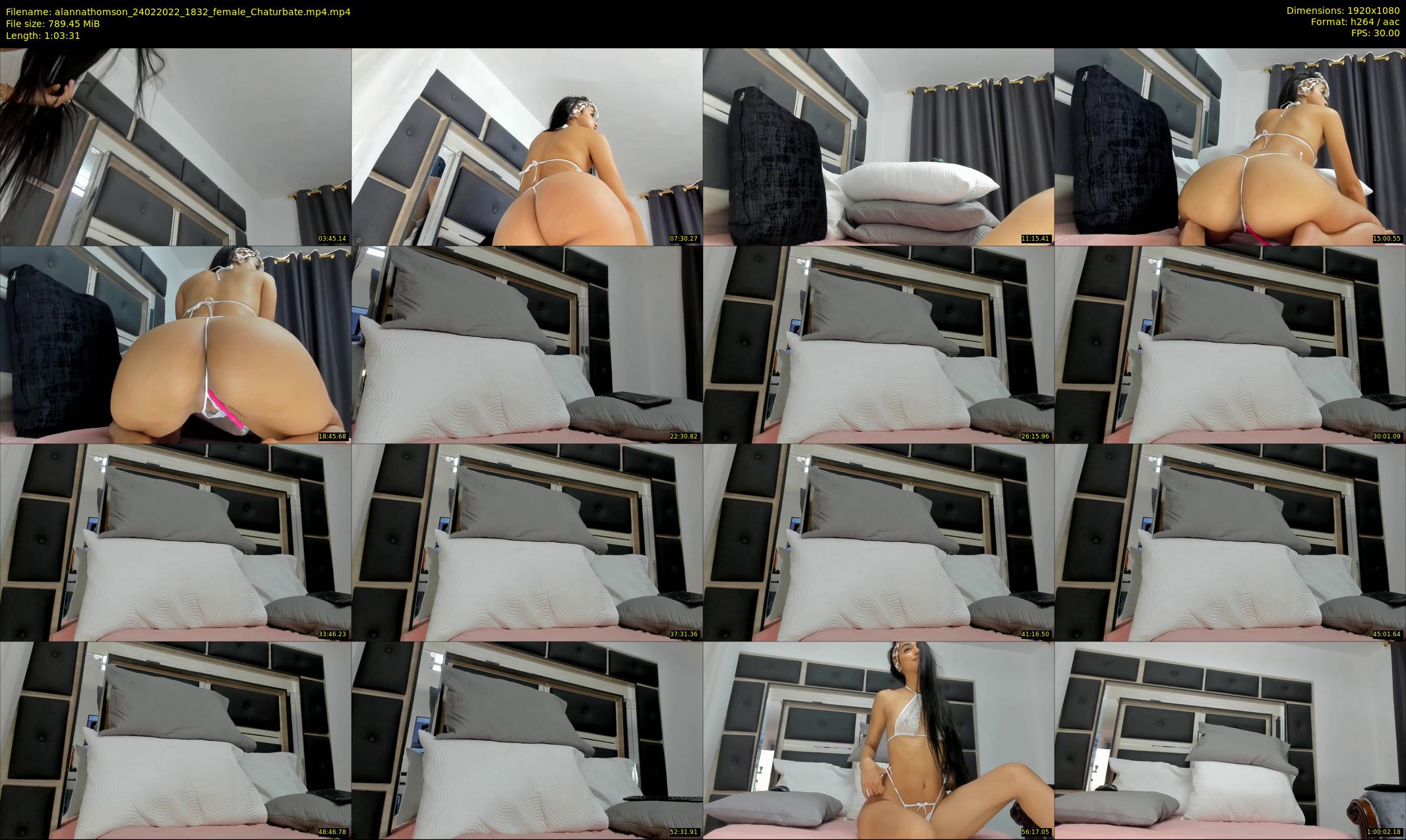alannathomson — 64 minute Chaturbate female cam show recording, 1080p, Feb 24, 2022
