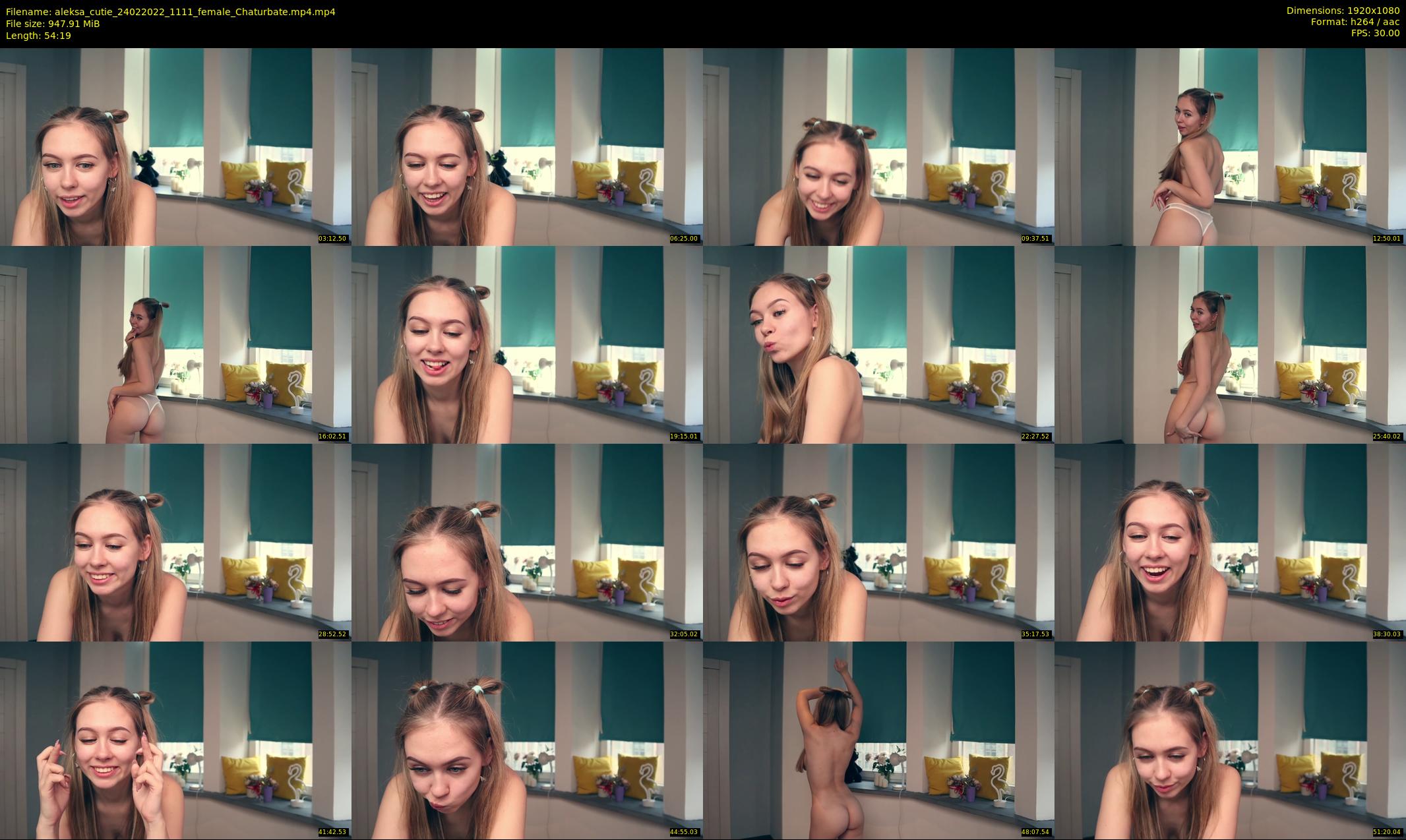 aleksa_cutie — 55 minute Chaturbate female cam show recording, 1080p, Feb 24, 2022