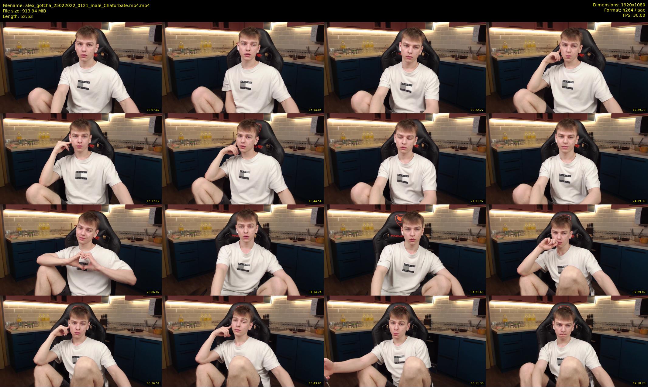 alex_gotcha — 53 minute Chaturbate male cam show recording, 1080p, Feb 25, 2022