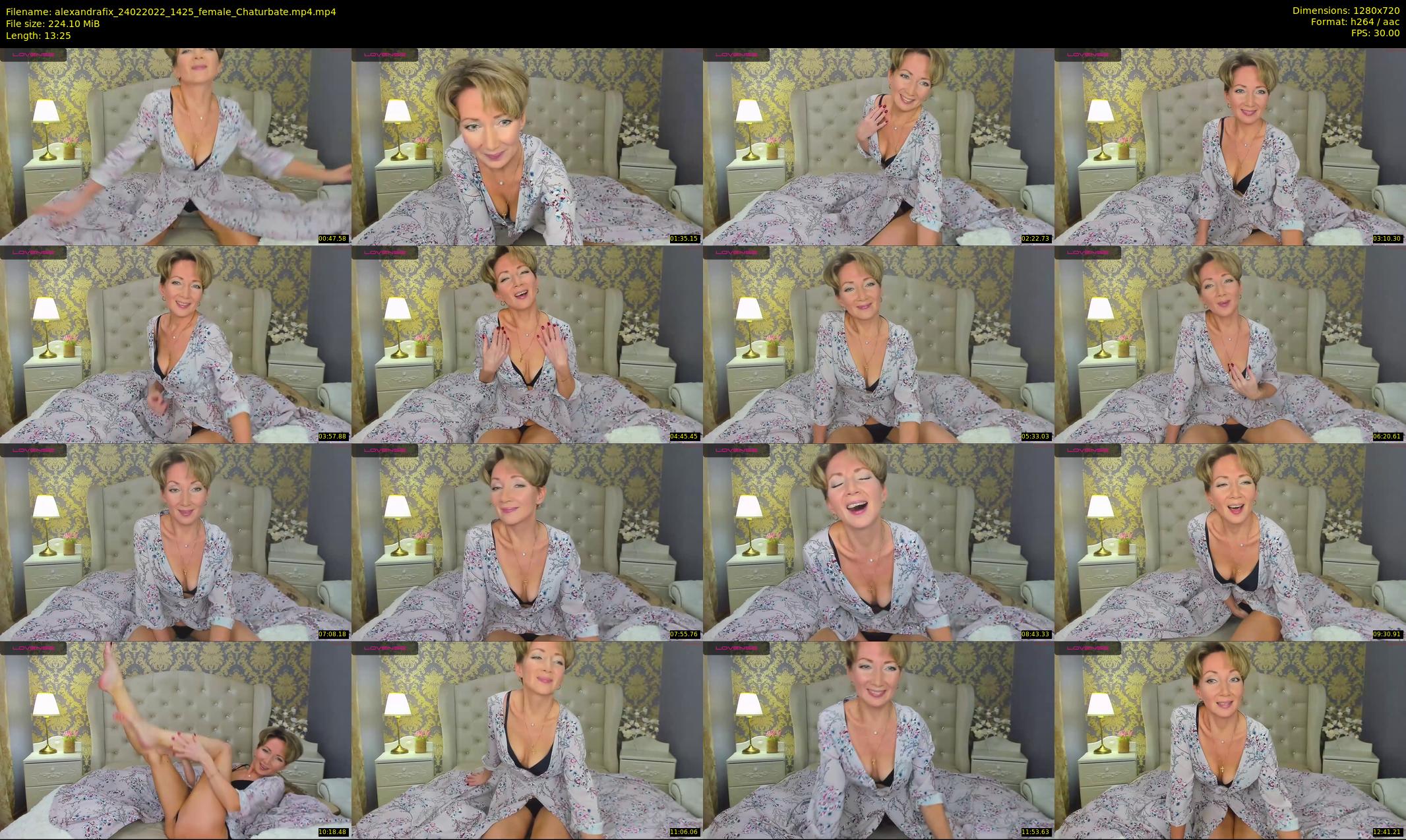 alexandrafix — 14 minute Chaturbate female cam show recording, 720p, Feb 24, 2022