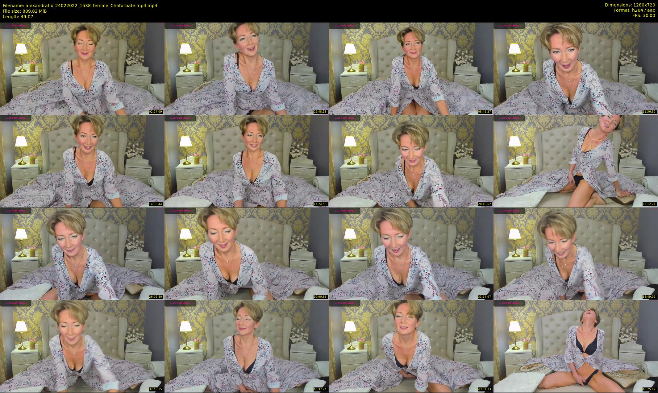 alexandrafix — 50 minute Chaturbate female cam show recording, 720p, Feb 24, 2022
