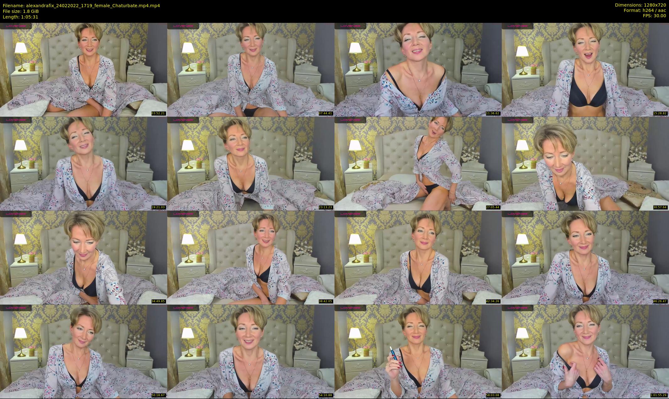 alexandrafix — 66 minute Chaturbate female cam show recording, 720p, Feb 24, 2022