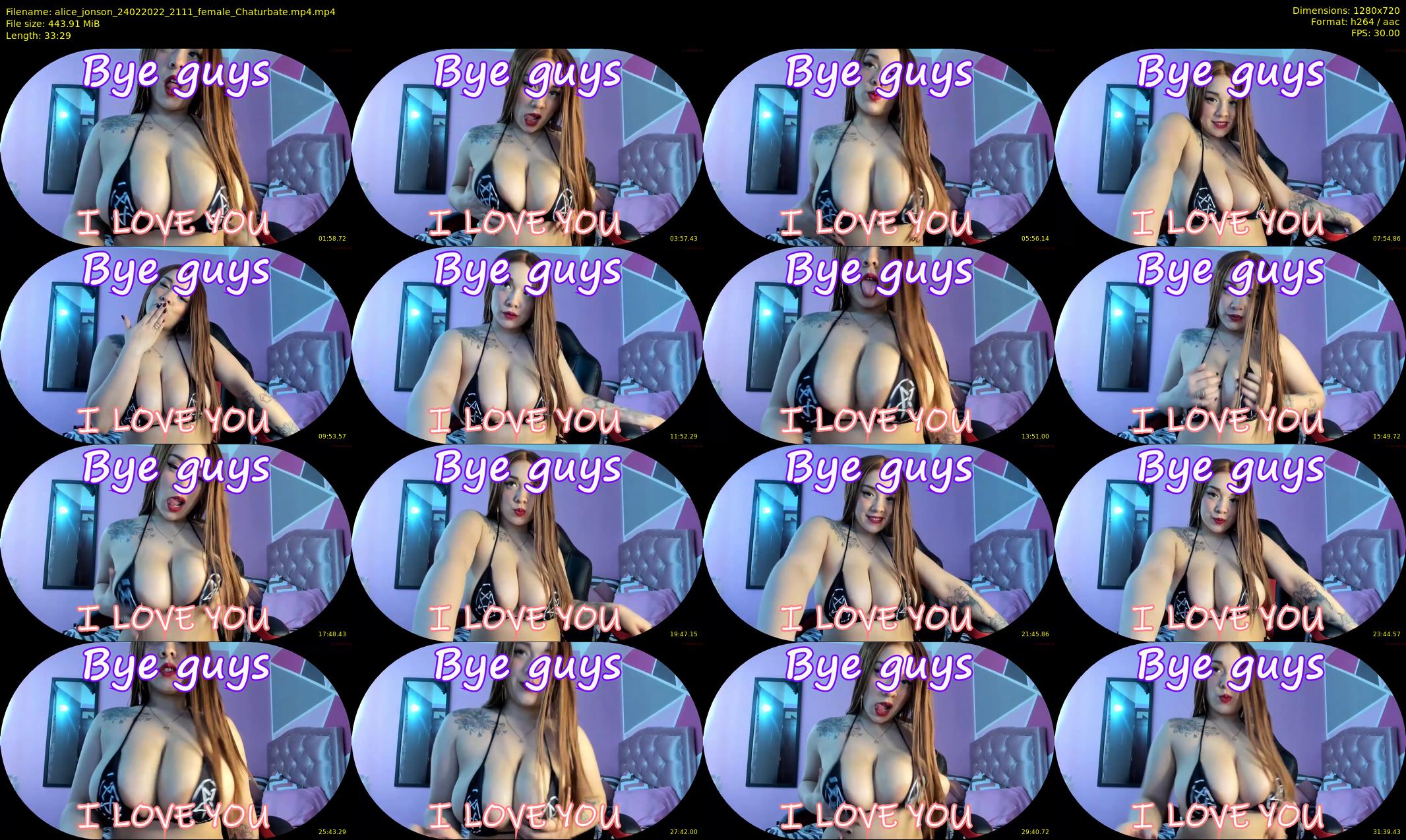 alice_jonson — 34 minute Chaturbate female cam show recording, 720p, Feb 24, 2022