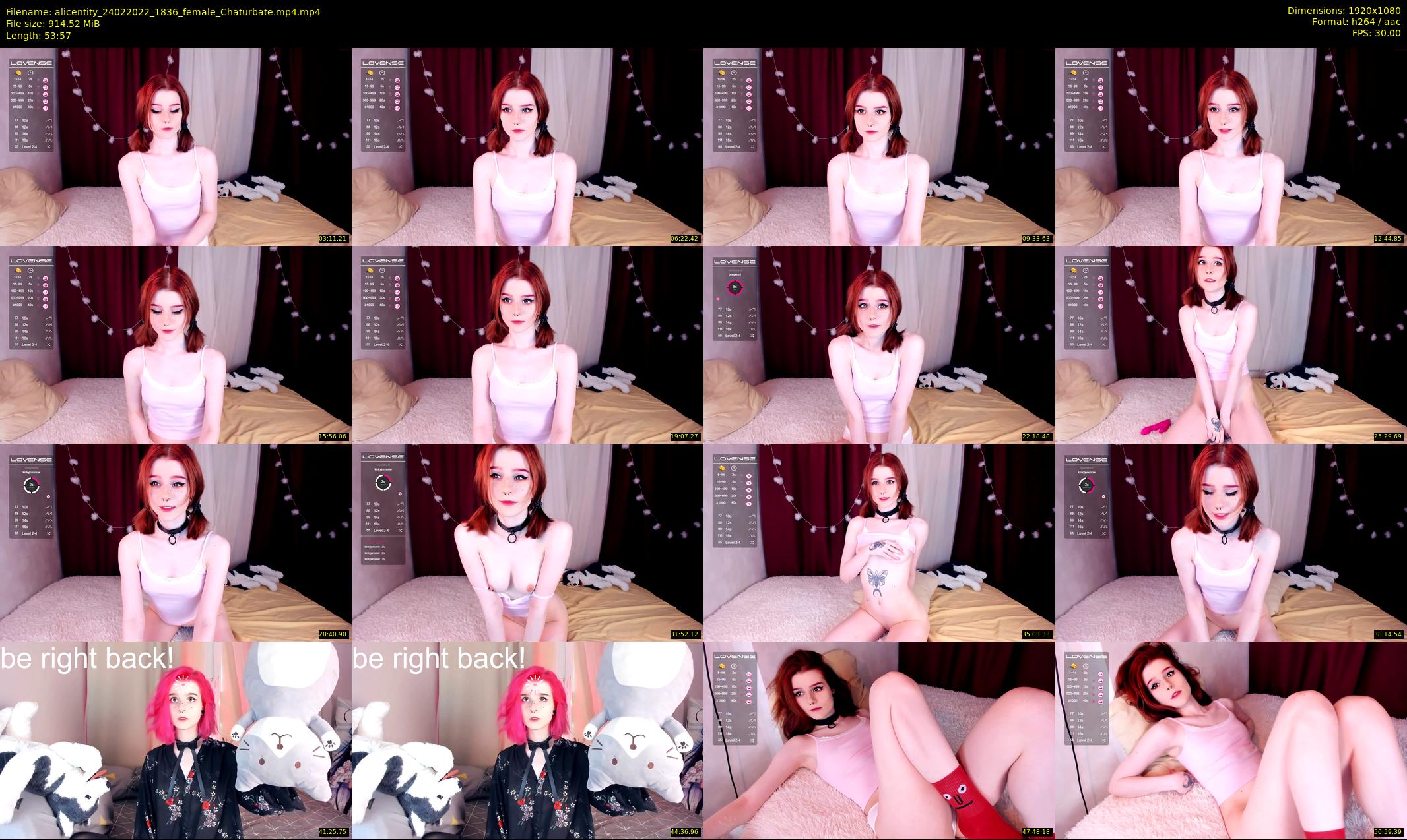 alicentity — 54 minute Chaturbate female cam show recording, 1080p, Feb 24, 2022