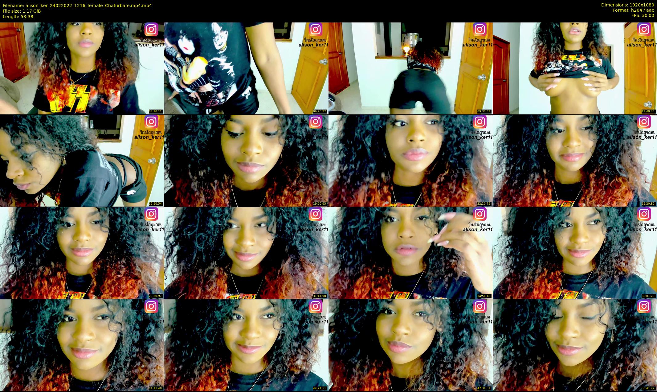 alison_ker — 54 minute Chaturbate female cam show recording, 1080p, Feb 24, 2022