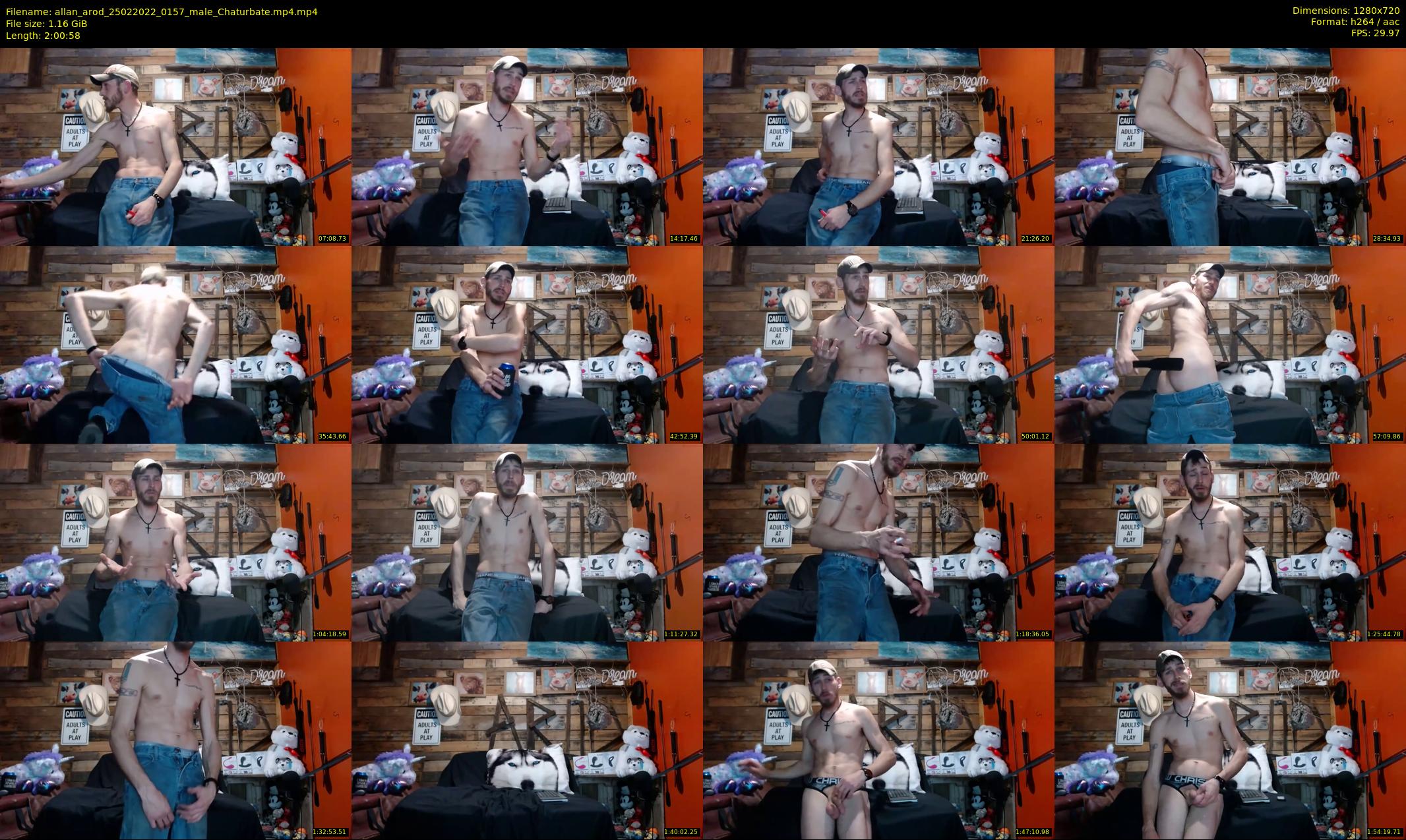 allan_arod — 121 minute Chaturbate male cam show recording, 720p, Feb 25, 2022