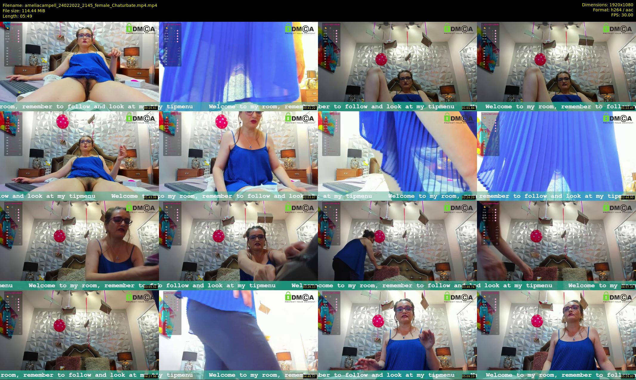 ameliacampell — 6 minute Chaturbate female cam show recording, 1080p, Feb 24, 2022