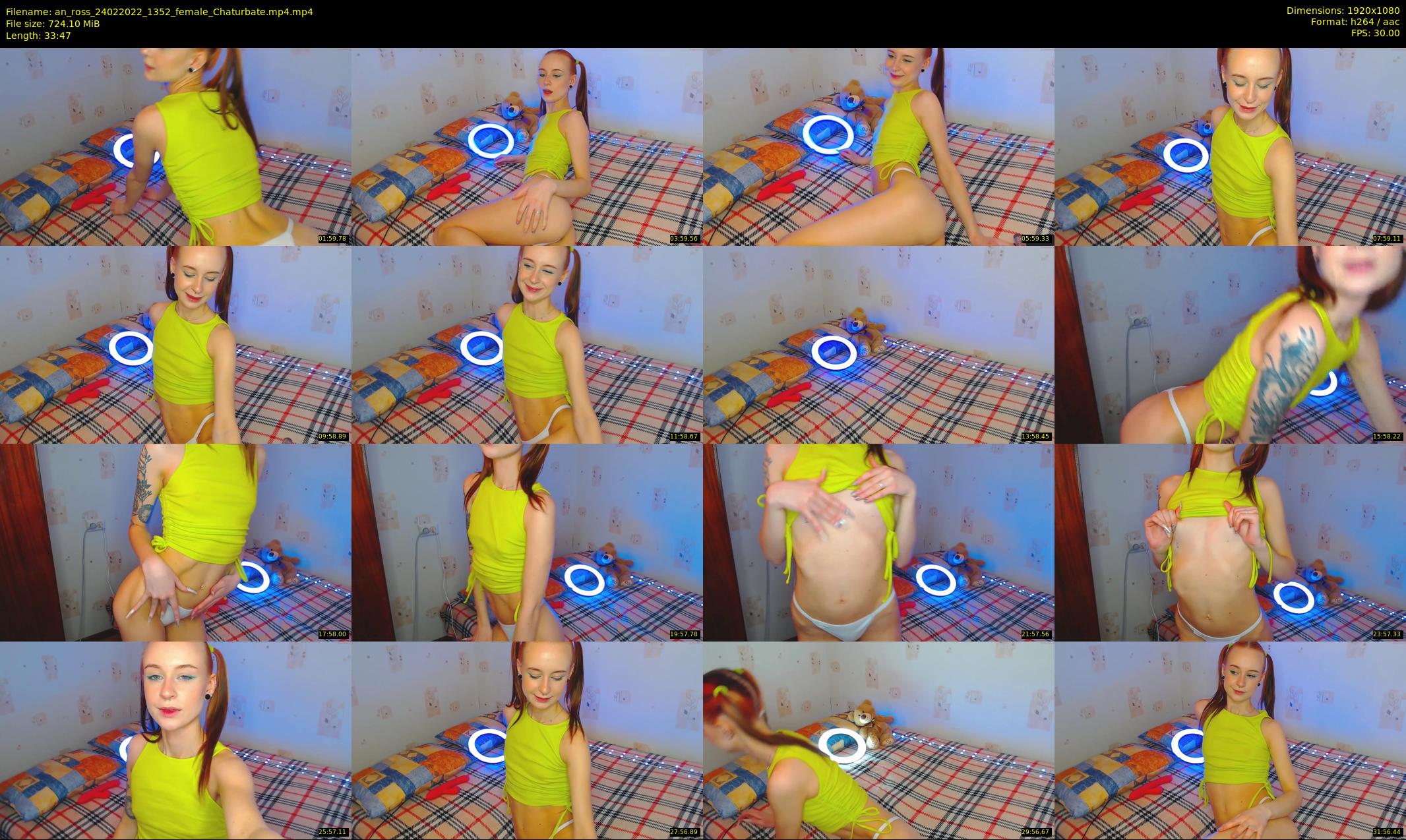 an_ross — 34 minute Chaturbate female cam show recording, 1080p, Feb 24, 2022