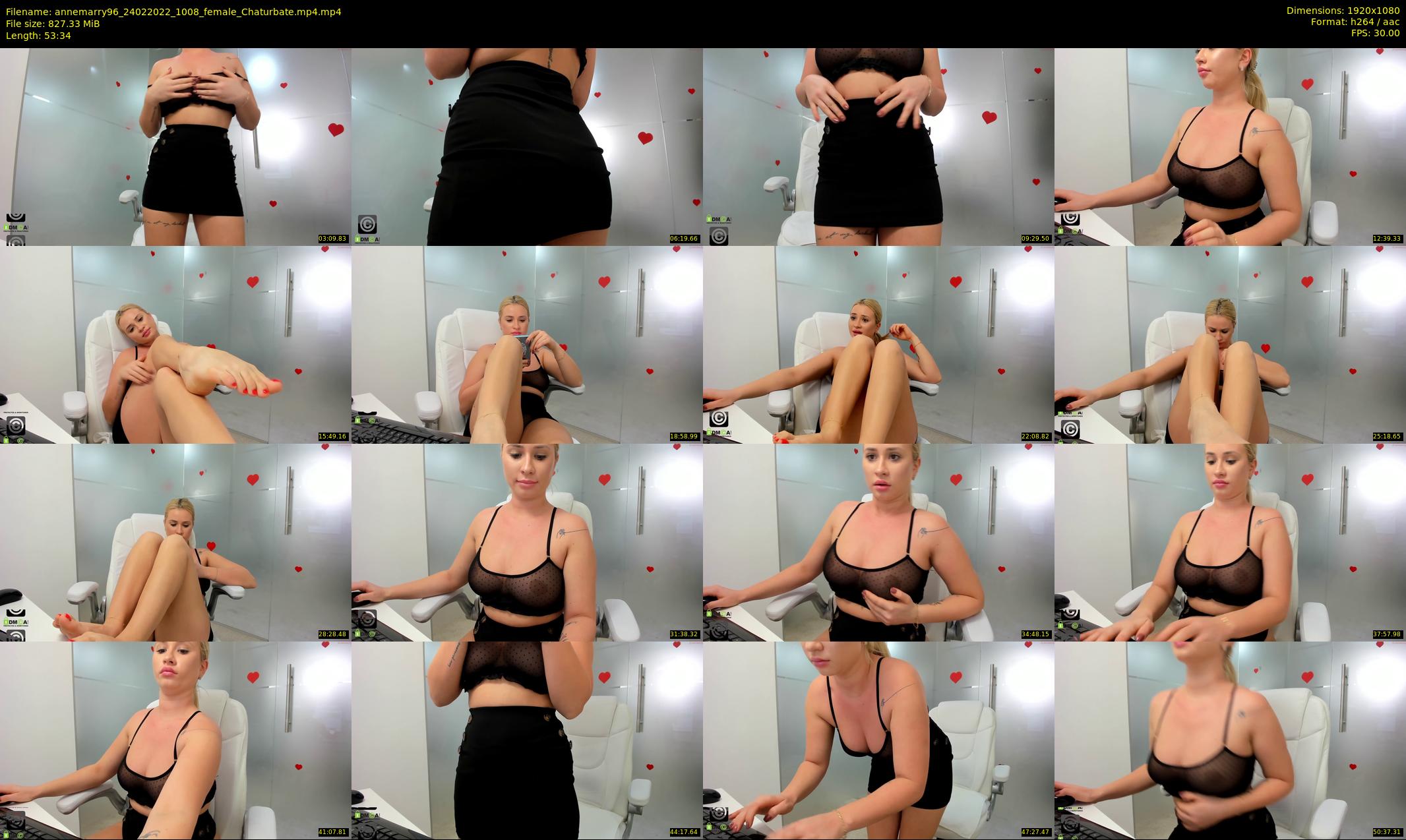 annemarry96 — 54 minute Chaturbate female cam show recording, 1080p, Feb 24, 2022