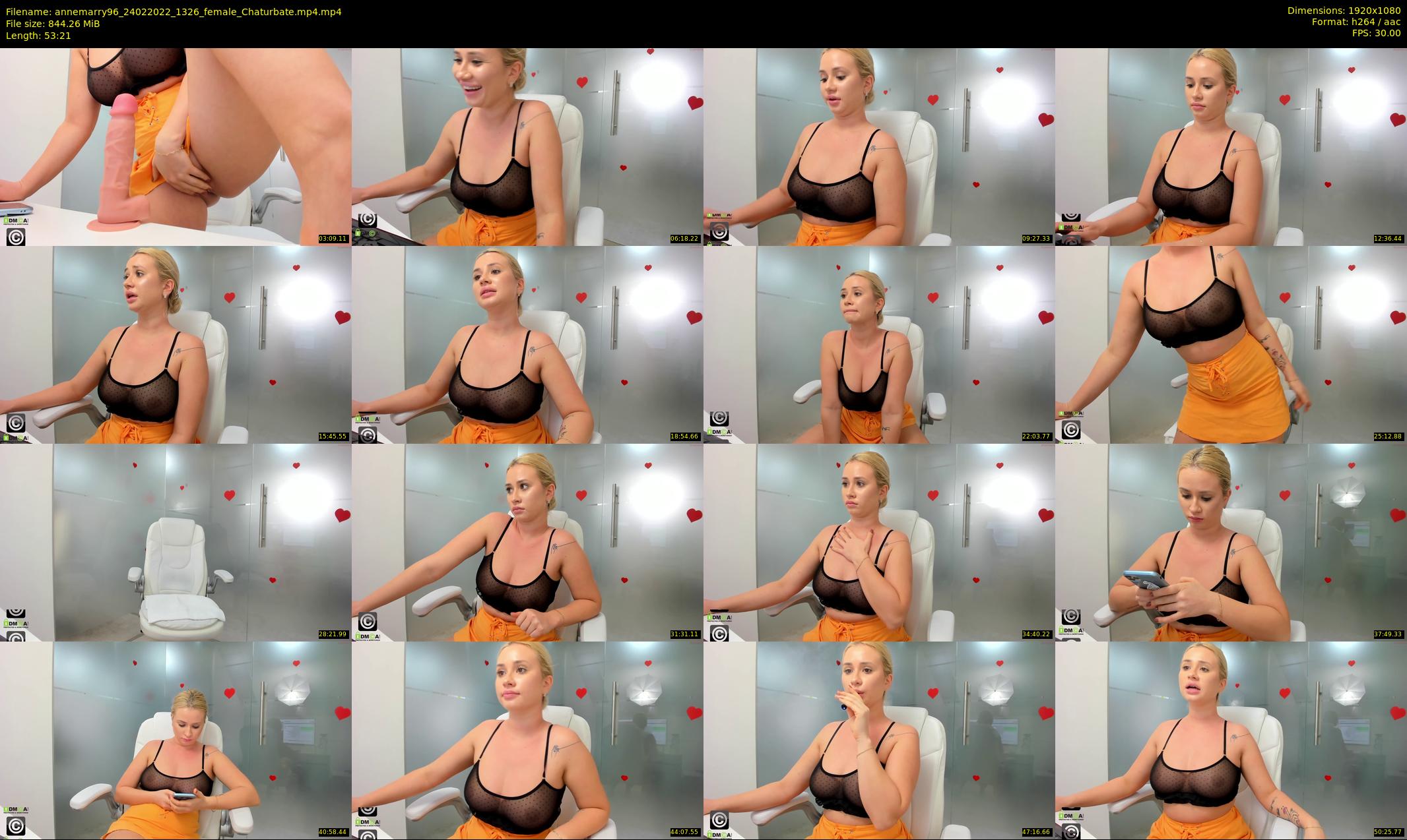 annemarry96 — 54 minute Chaturbate female cam show recording, 1080p, Feb 24, 2022