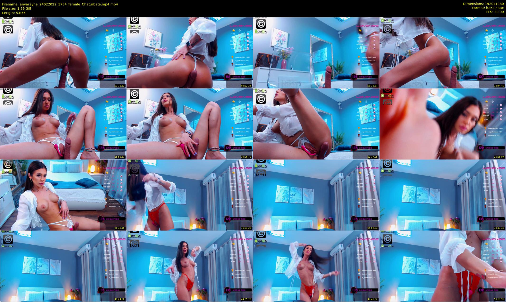anyarayne — 54 minute Chaturbate female cam show recording, 1080p, Feb 24, 2022