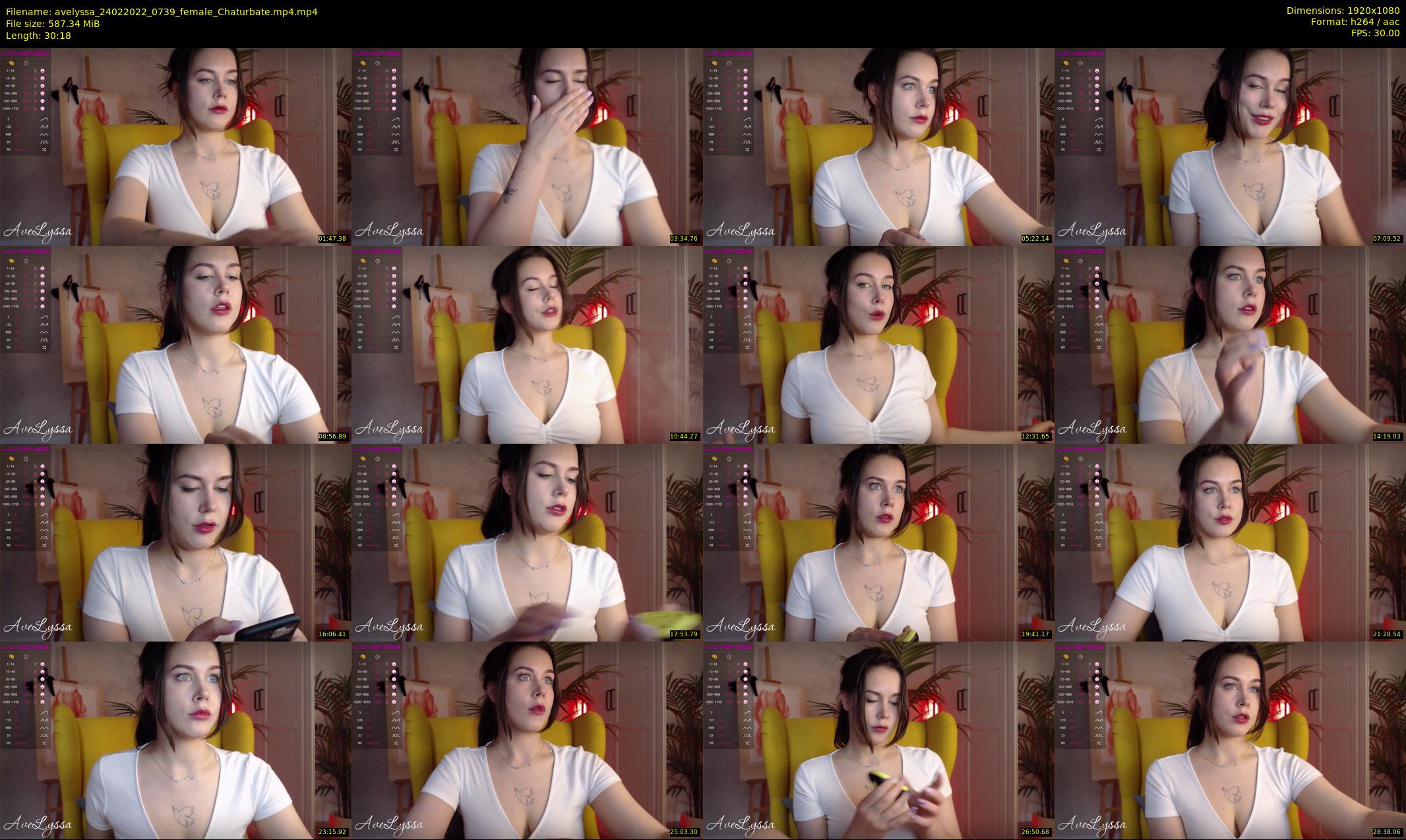 avelyssa — 31 minute Chaturbate female cam show recording, 1080p, Feb 24, 2022