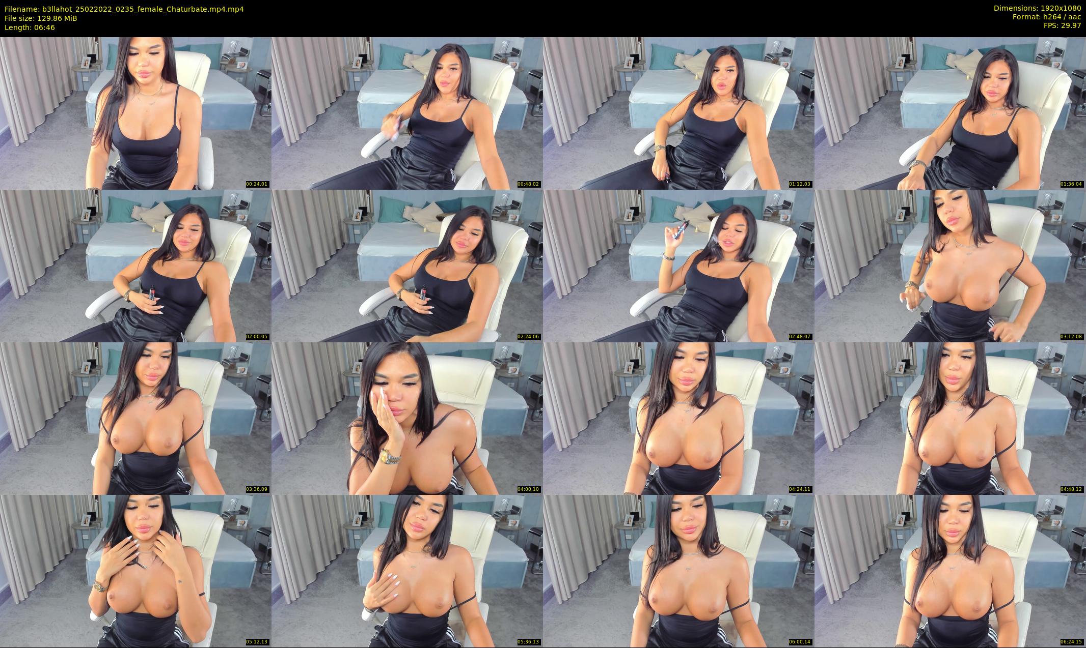 b3llahot — 7 minute Chaturbate female cam show recording, 1080p, Feb 25, 2022
