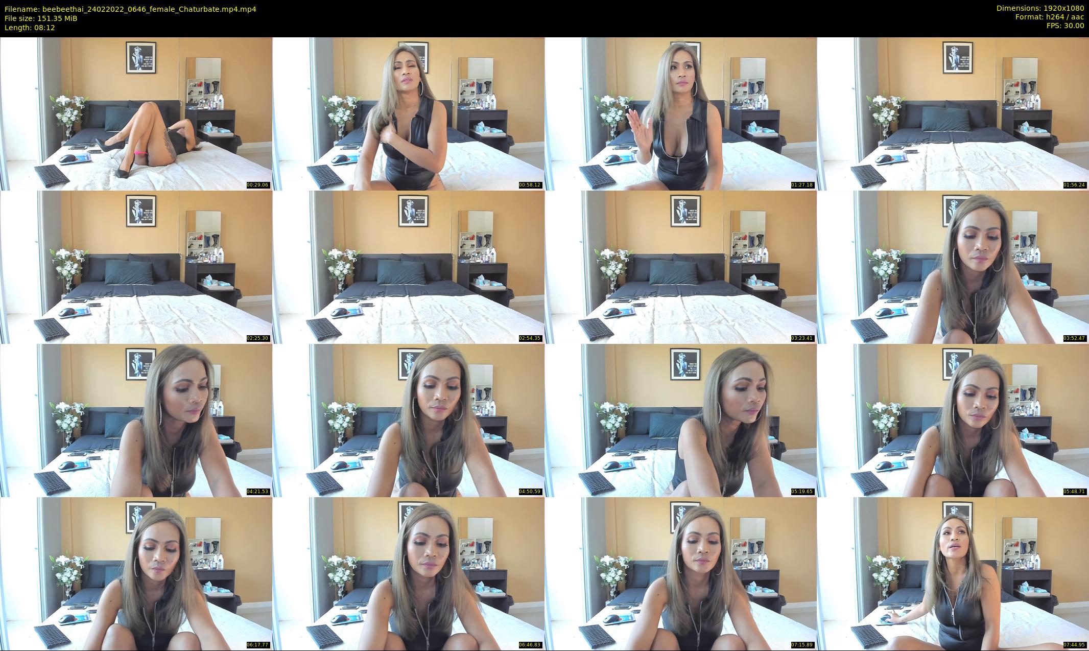beebeethai — 9 minute Chaturbate female cam show recording, 1080p, Feb 24, 2022