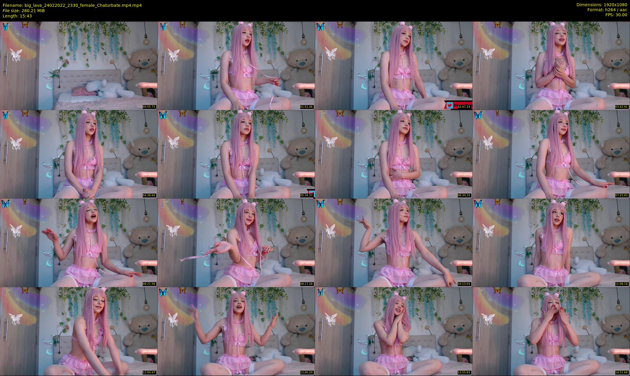 big_lava — 16 minute Chaturbate female cam show recording, 1080p, Feb 24, 2022
