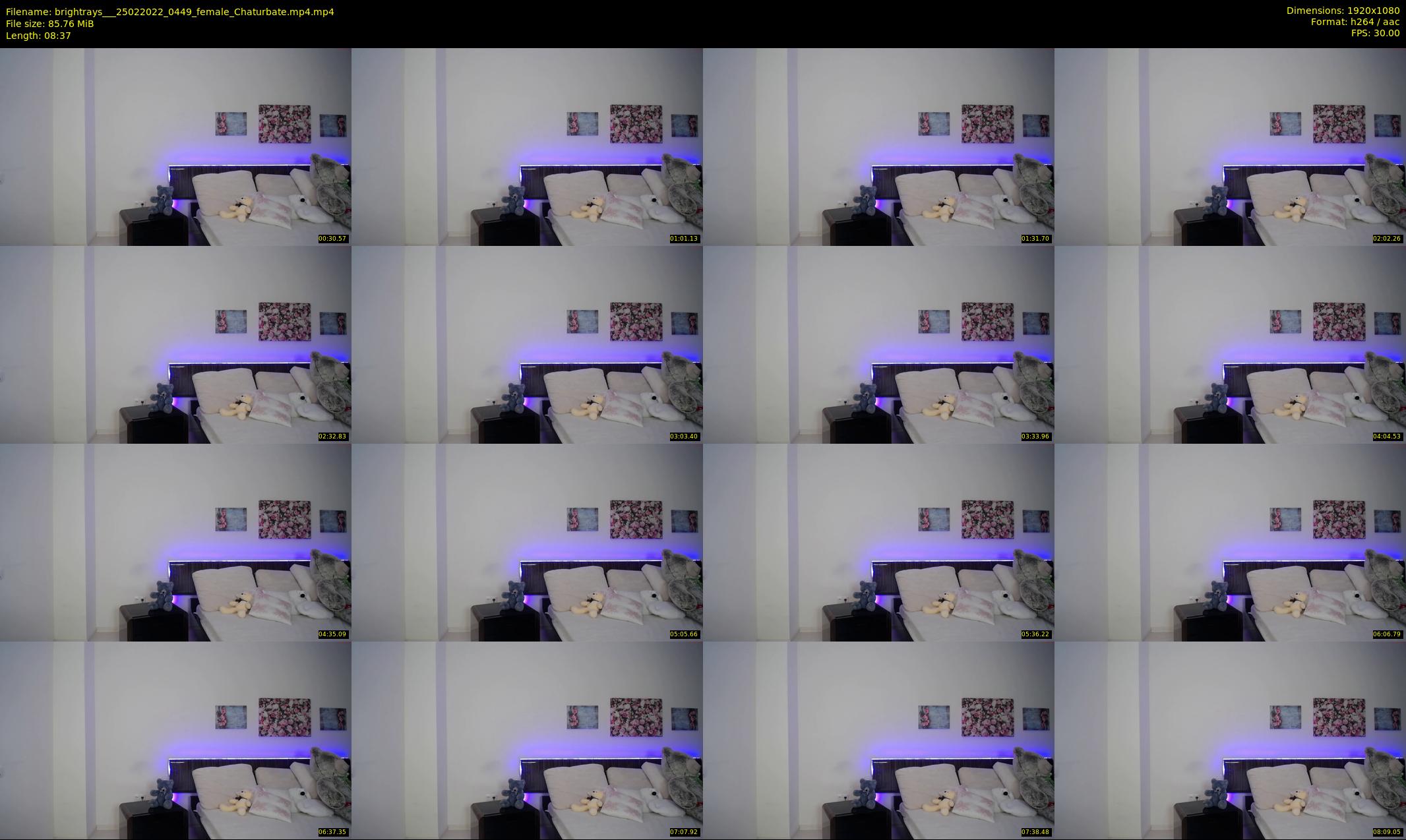 brightrays__ — 9 minute Chaturbate female cam show recording, 1080p, Feb 25, 2022