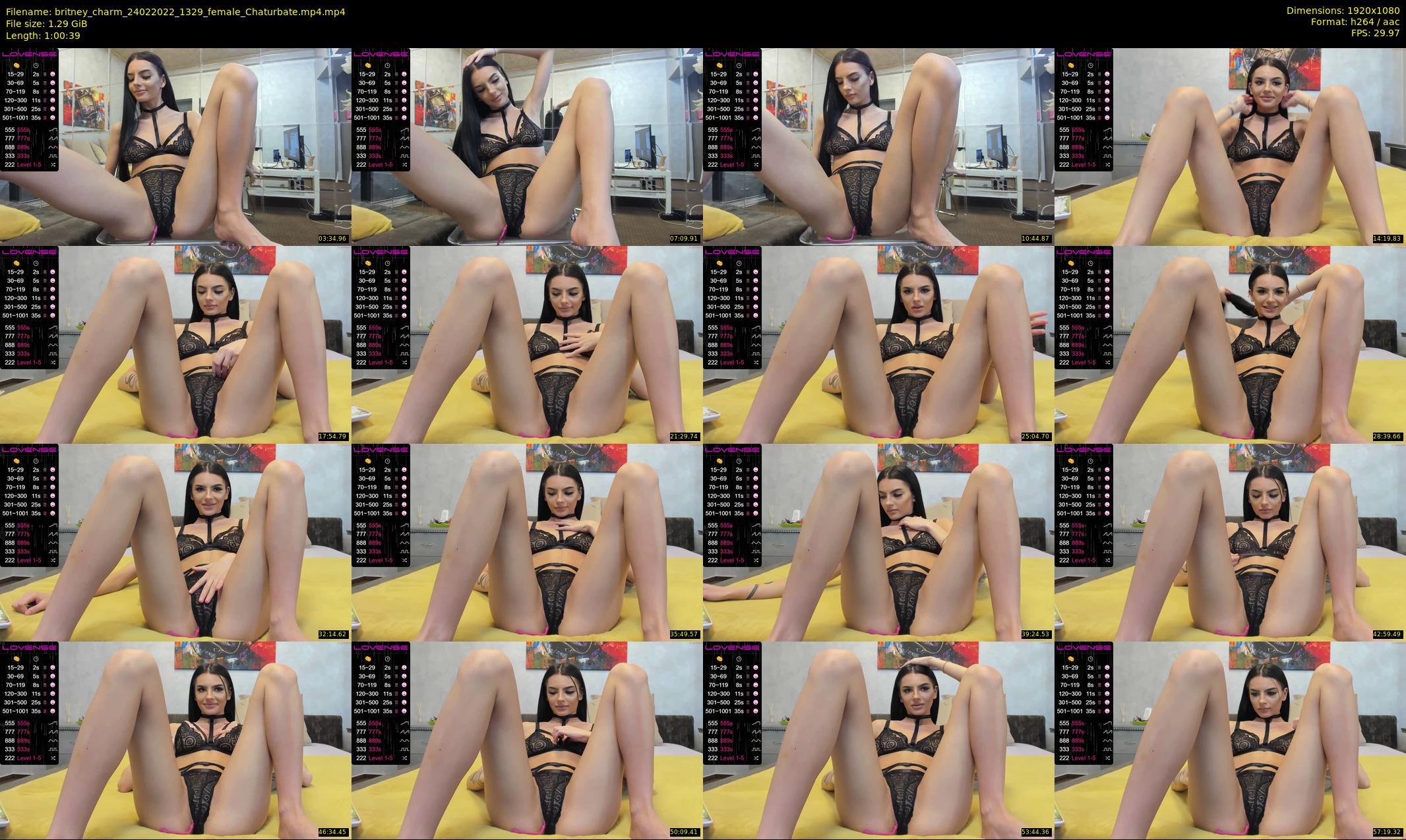 britney_charm — 61 minute Chaturbate female cam show recording, 1080p, Feb 24, 2022