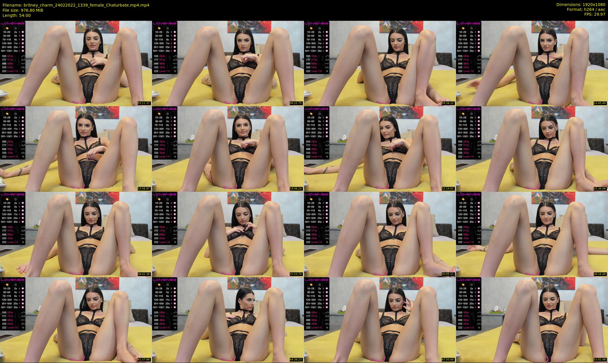britney_charm — 54 minute Chaturbate female cam show recording, 1080p, Feb 24, 2022