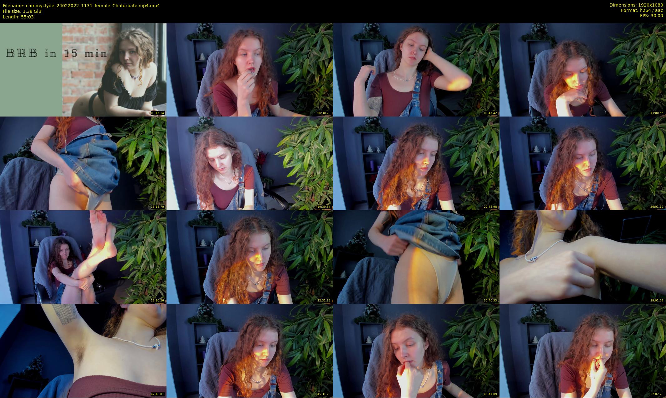 cammyclyde — 56 minute Chaturbate female cam show recording, 1080p, Feb 24, 2022