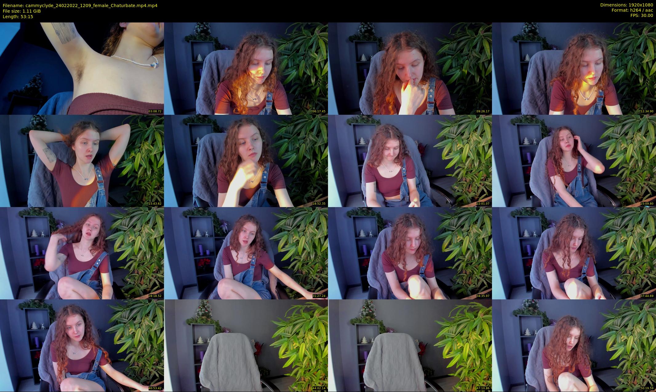 cammyclyde — 54 minute Chaturbate female cam show recording, 1080p, Feb 24, 2022