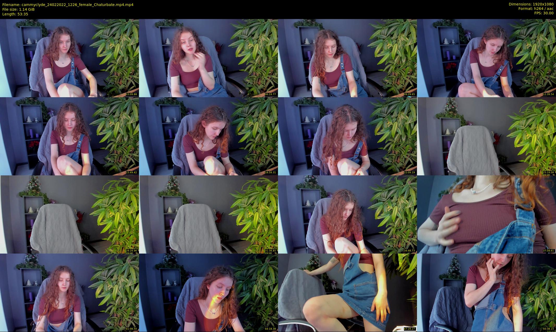 cammyclyde — 54 minute Chaturbate female cam show recording, 1080p, Feb 24, 2022
