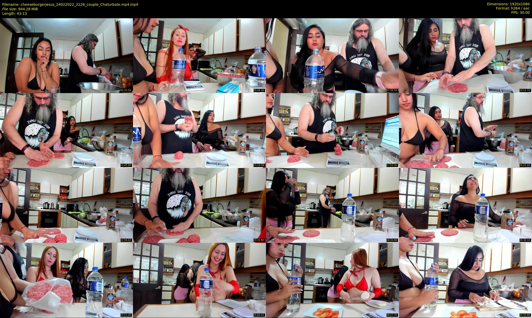 cheeseburgerjesus — 44 minute Chaturbate couple cam show recording, 1080p, Feb 24, 2022