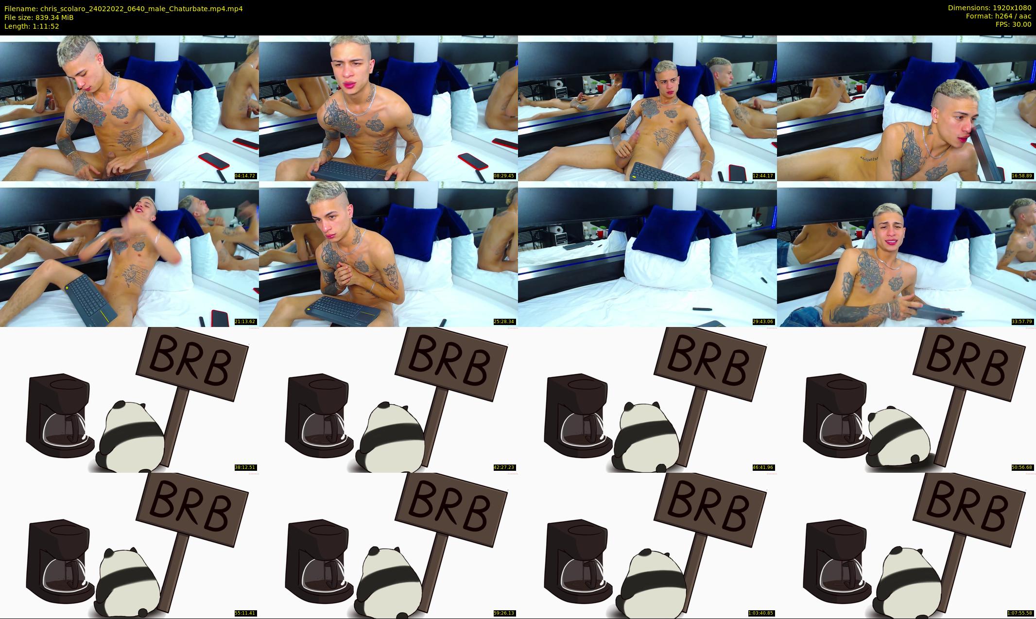 chris_scolaro — 72 minute Chaturbate male cam show recording, 1080p, Feb 24, 2022