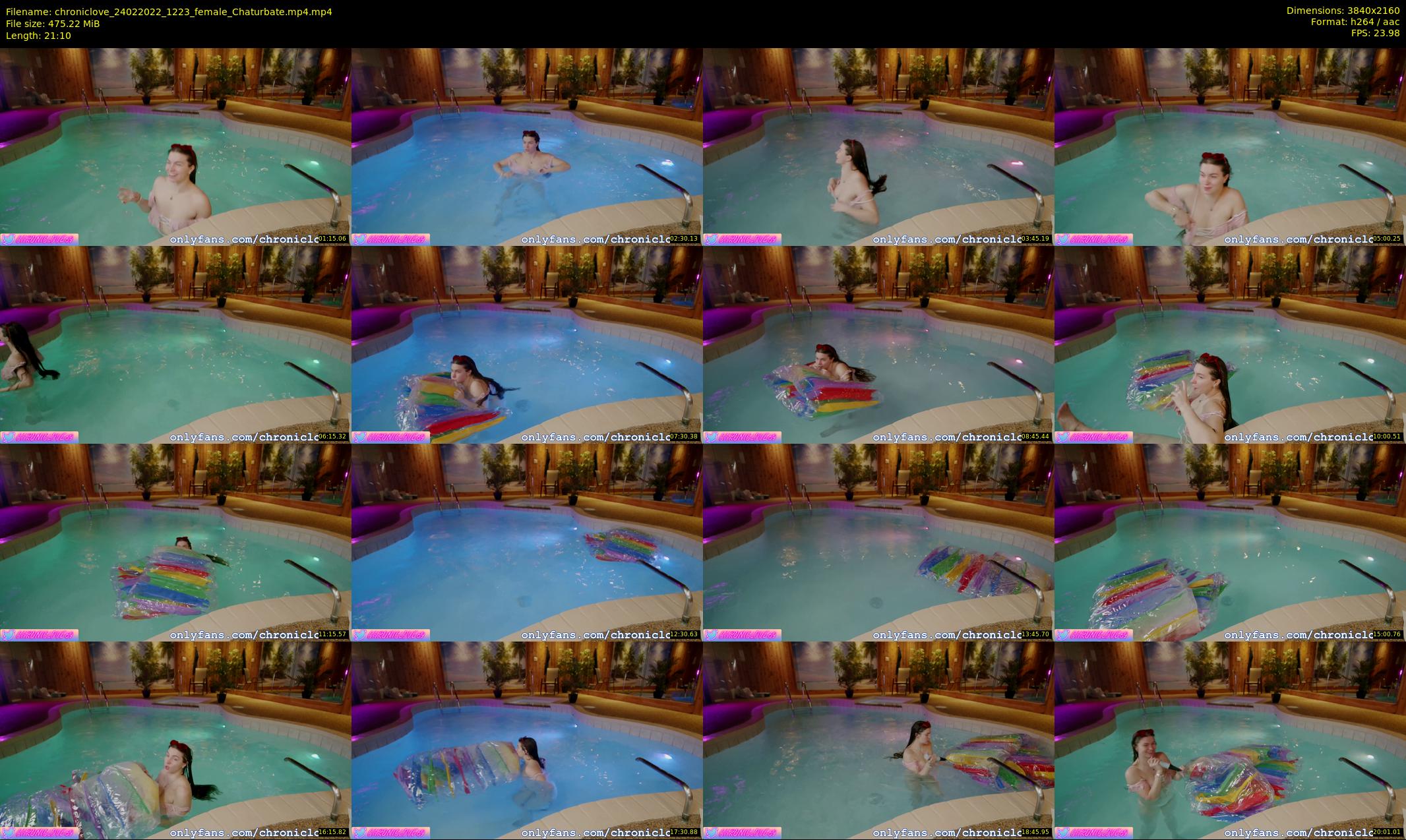 chroniclove — 22 minute Chaturbate female cam show recording, 4K, Feb 24, 2022