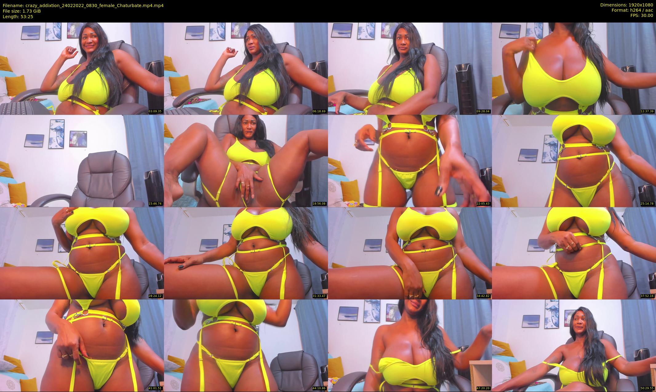 crazy_addixtion — 54 minute Chaturbate female cam show recording, 1080p, Feb 24, 2022