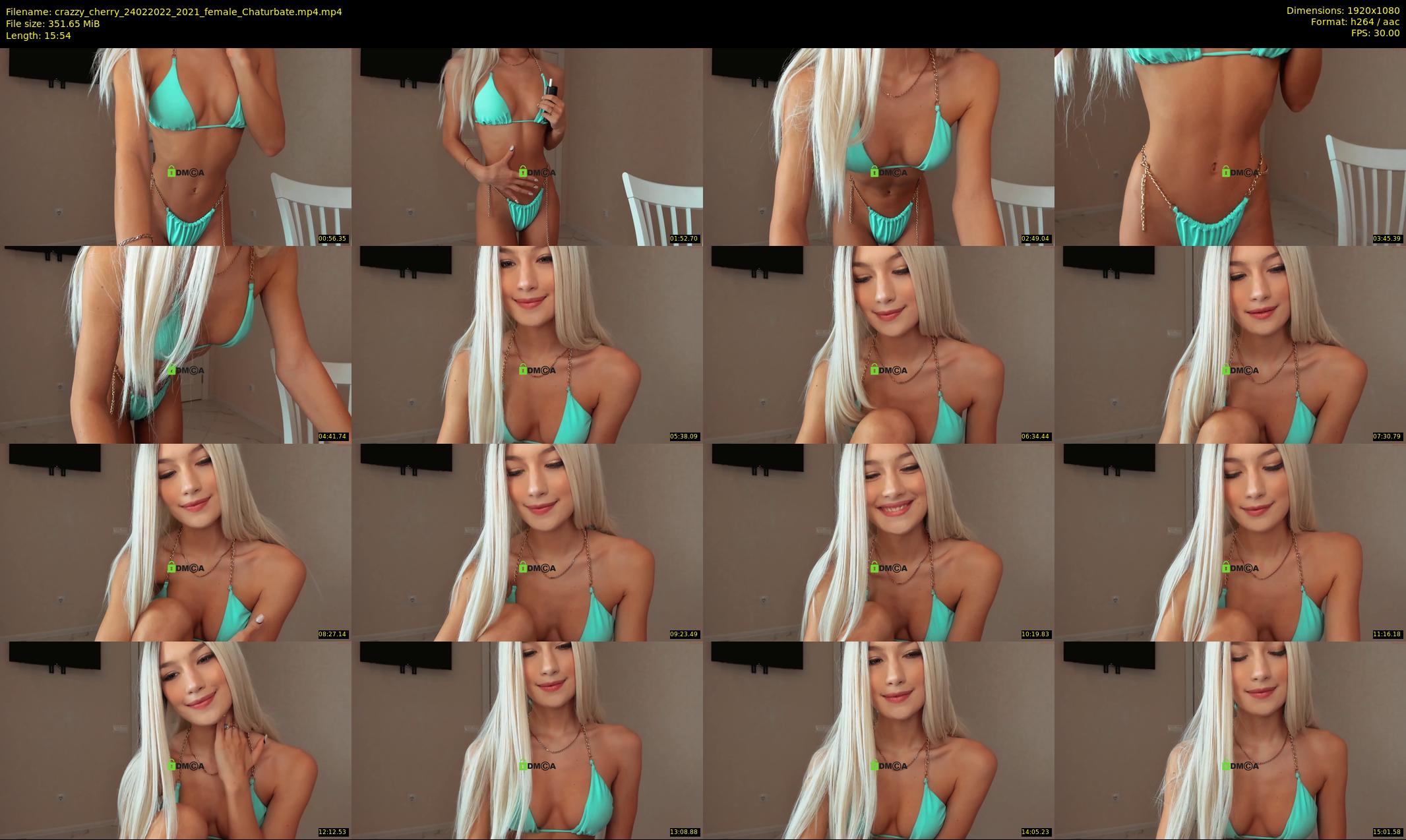 crazzy_cherry — 16 minute Chaturbate female cam show recording, 1080p, Feb 24, 2022