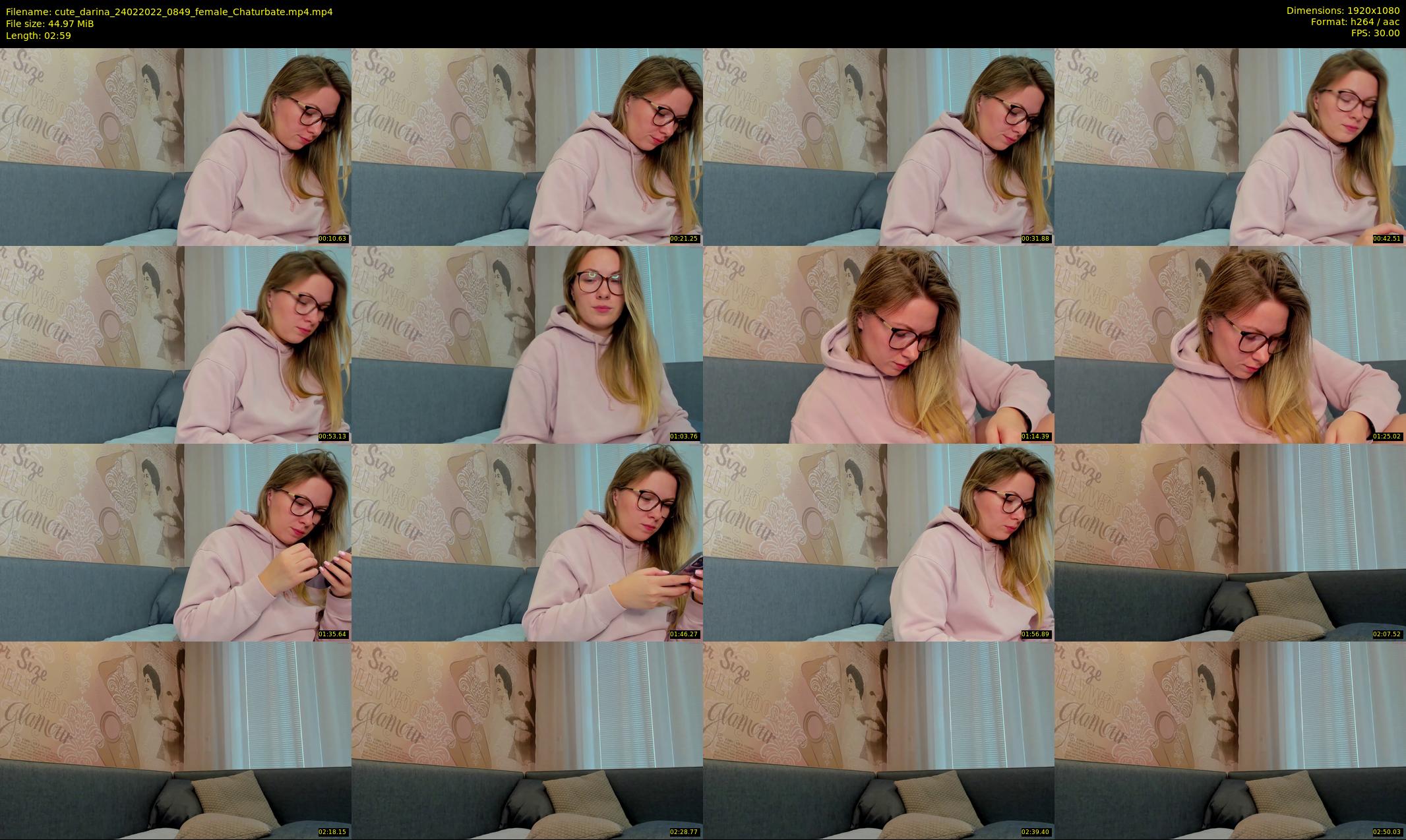 cute_darina — 3 minute Chaturbate female cam show recording, 1080p, Feb 24, 2022