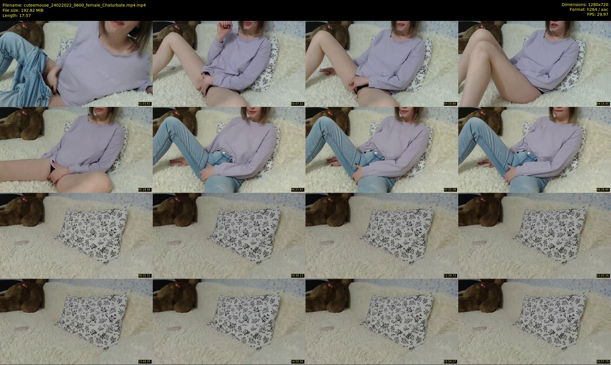 cuteemouse — 18 minute Chaturbate female cam show recording, 720p, Feb 24, 2022