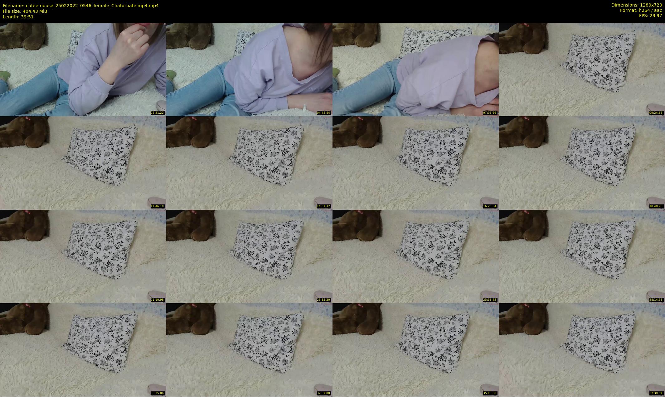 cuteemouse — 40 minute Chaturbate female cam show recording, 720p, Feb 25, 2022