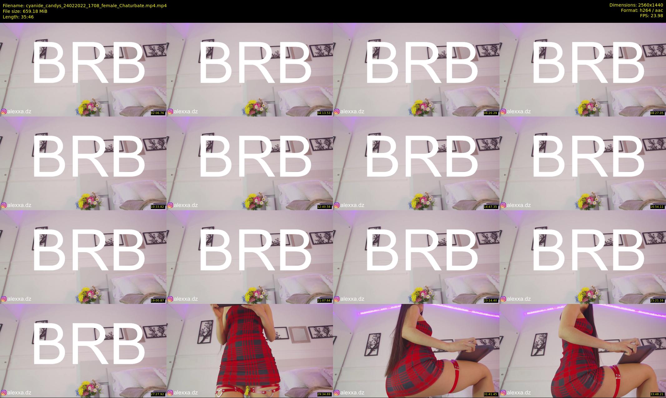 cyanide_candys — 36 minute Chaturbate female cam show recording, 1080p, Feb 24, 2022